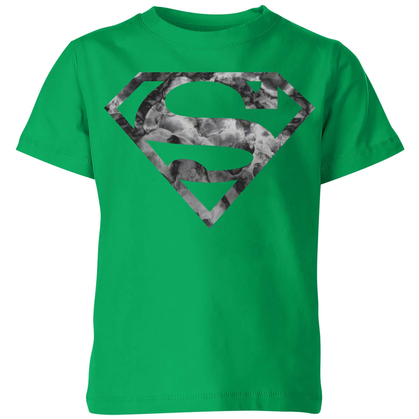 

Marble Superman Logo Kids' T-Shirt - Green - 3-4 Anni - Verde