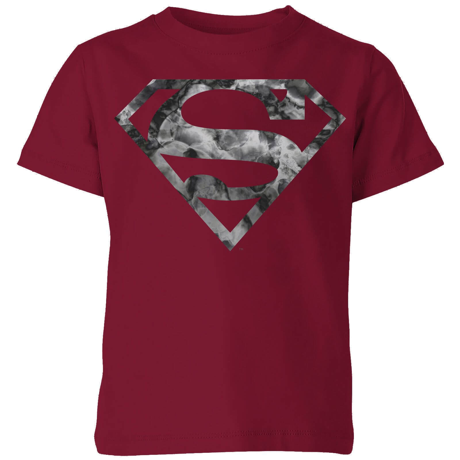 

Marble Superman Logo Kids' T-Shirt - Burgundy - 3-4 Anni - Burgundy