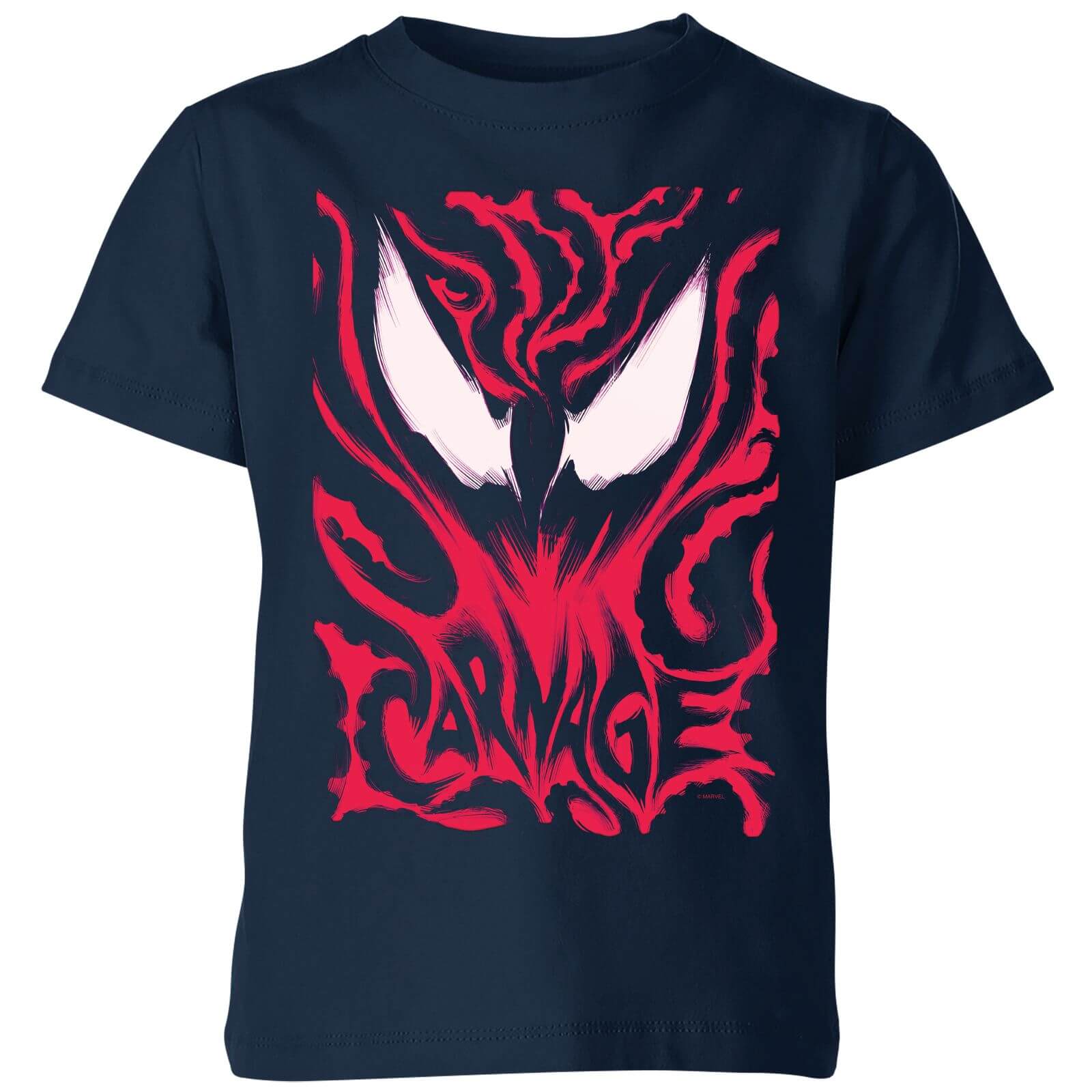 

Venom Carnage Kids' T-Shirt - Navy - 5-6 Anni - Blu Navy