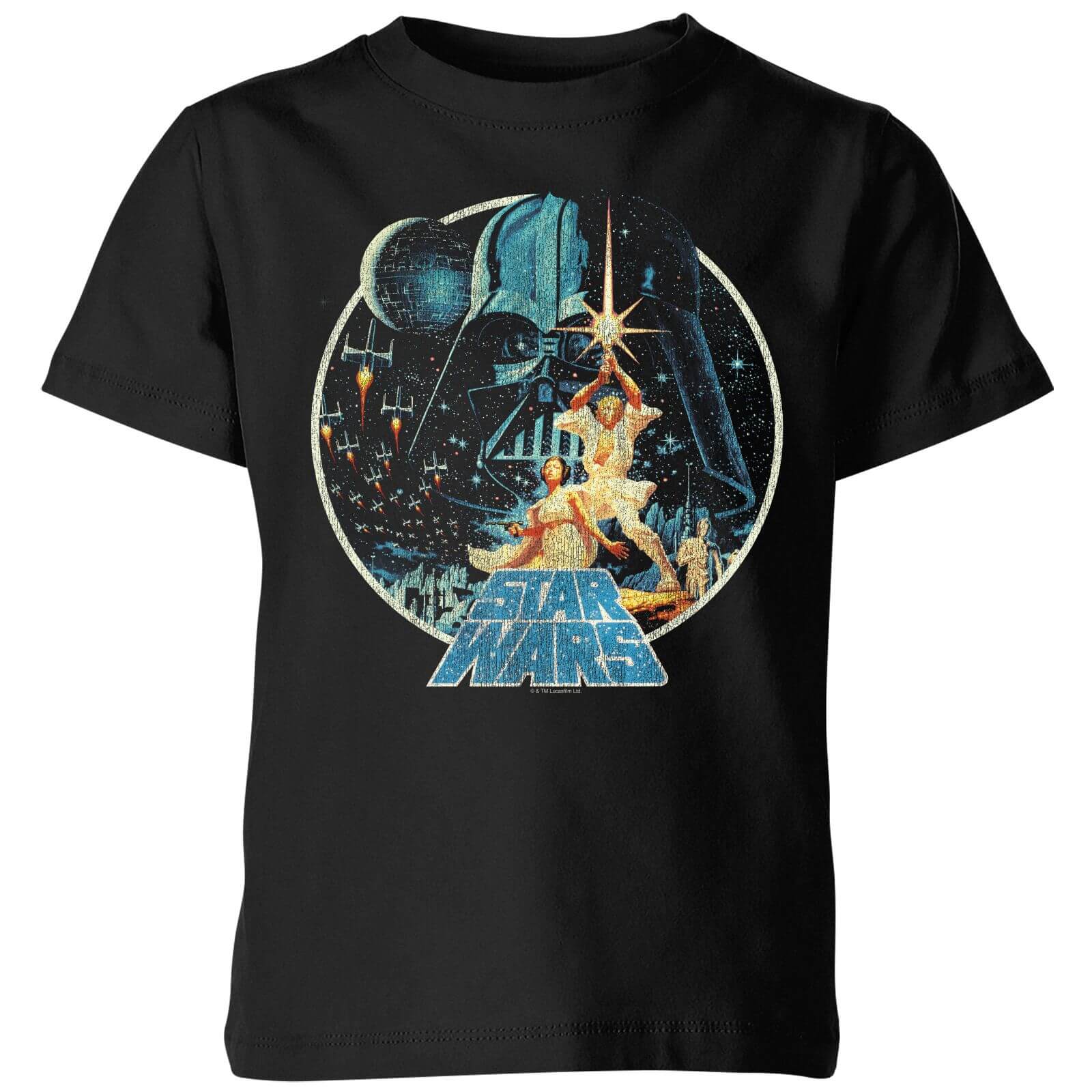 

Star Wars Classic Vintage Victory Kids' T-Shirt - Black - 5-6 Anni - Nero