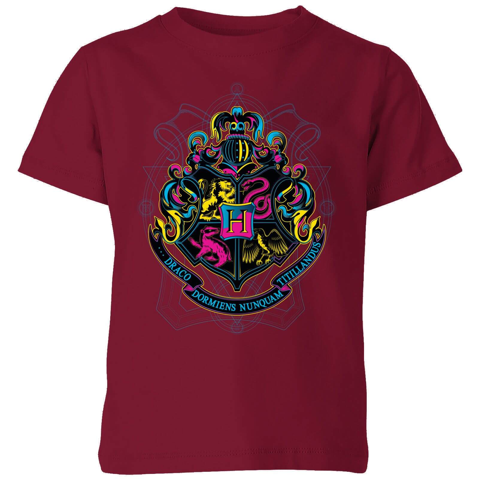 

Harry Potter Hogwarts Neon Crest Kids' T-Shirt - Burgundy - 11-12 Anni - Burgundy