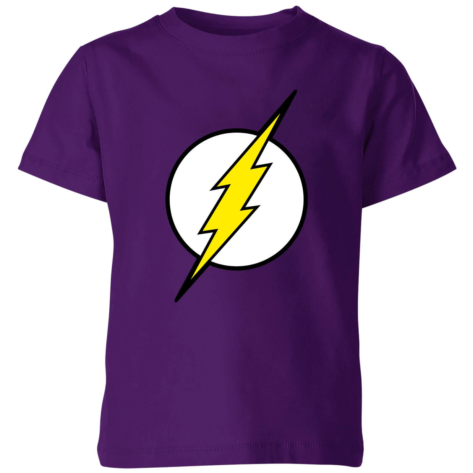 

Justice League Flash Logo Kids' T-Shirt - Purple - 3-4 Anni - Viola