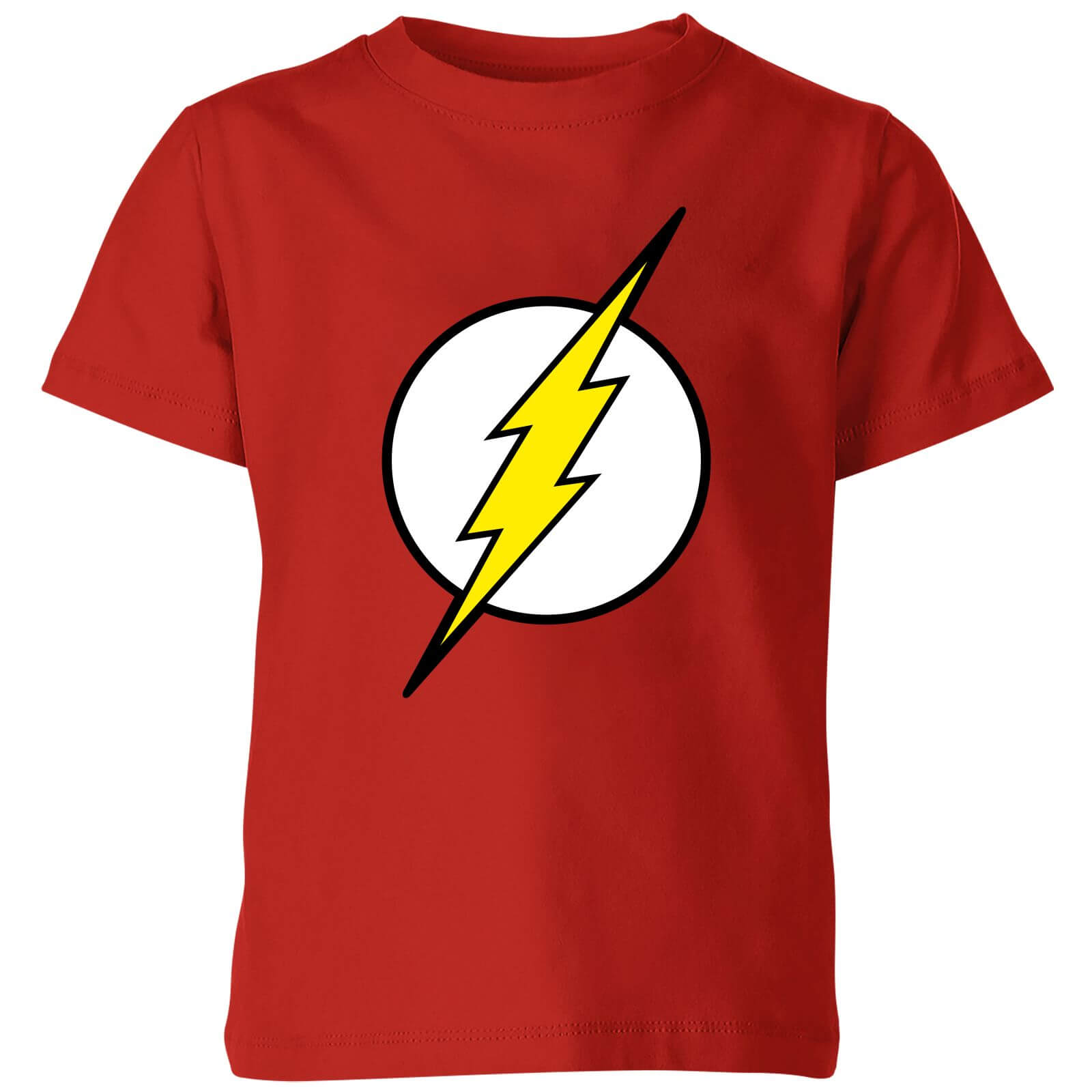 

Justice League Flash Logo Kids' T-Shirt - Red - 3-4 Anni - Rosso