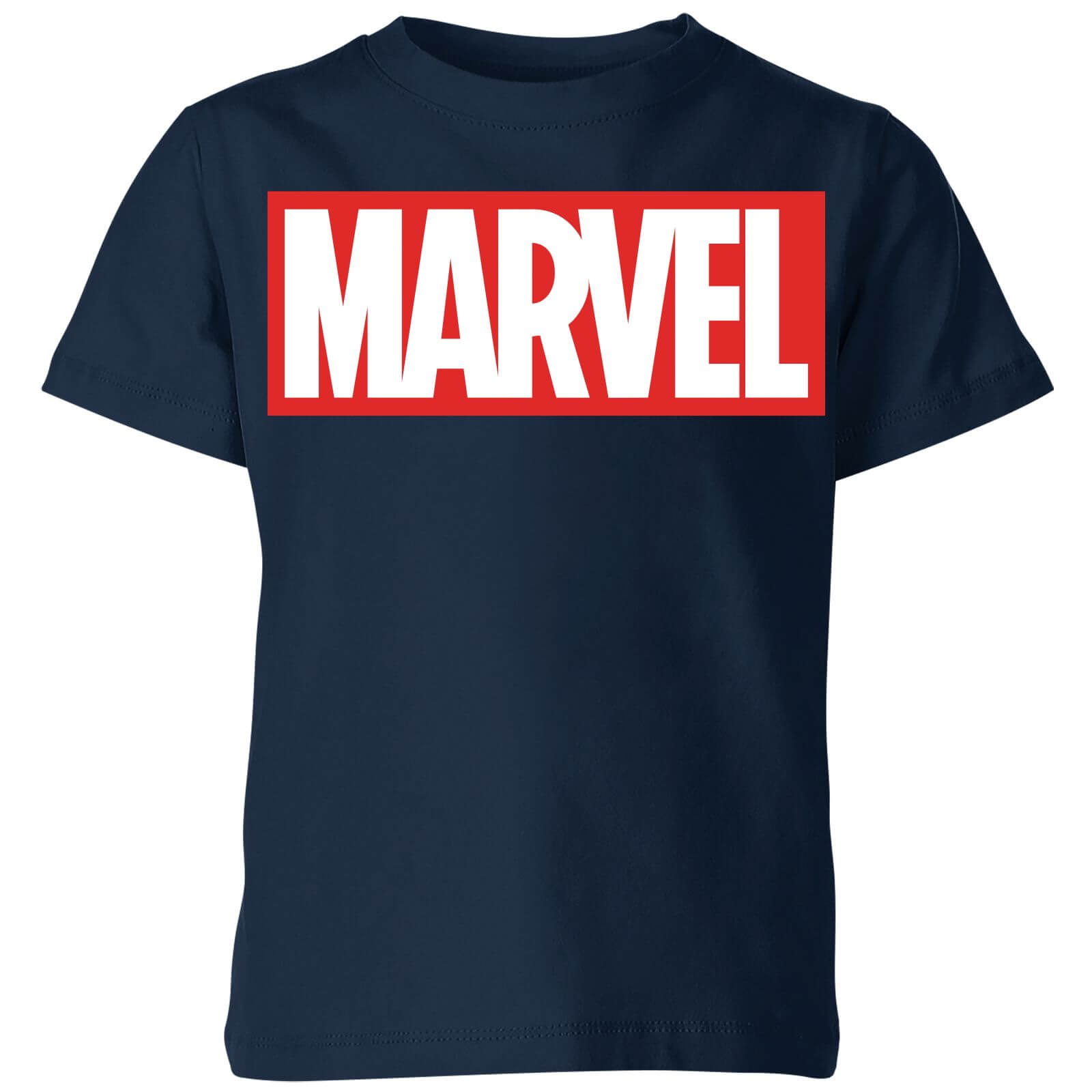Marvel Logo Kids' T-Shirt - Navy - 3-4 Years - Navy