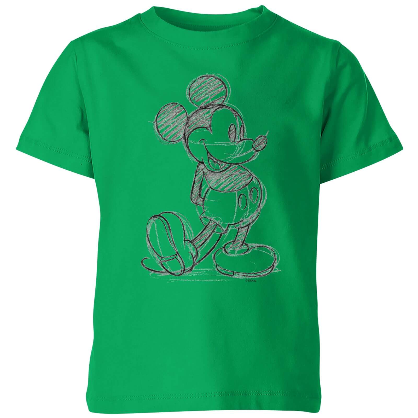 

Disney Mickey Mouse Sketch Kids' T-Shirt - Green - 3-4 Anni - Verde