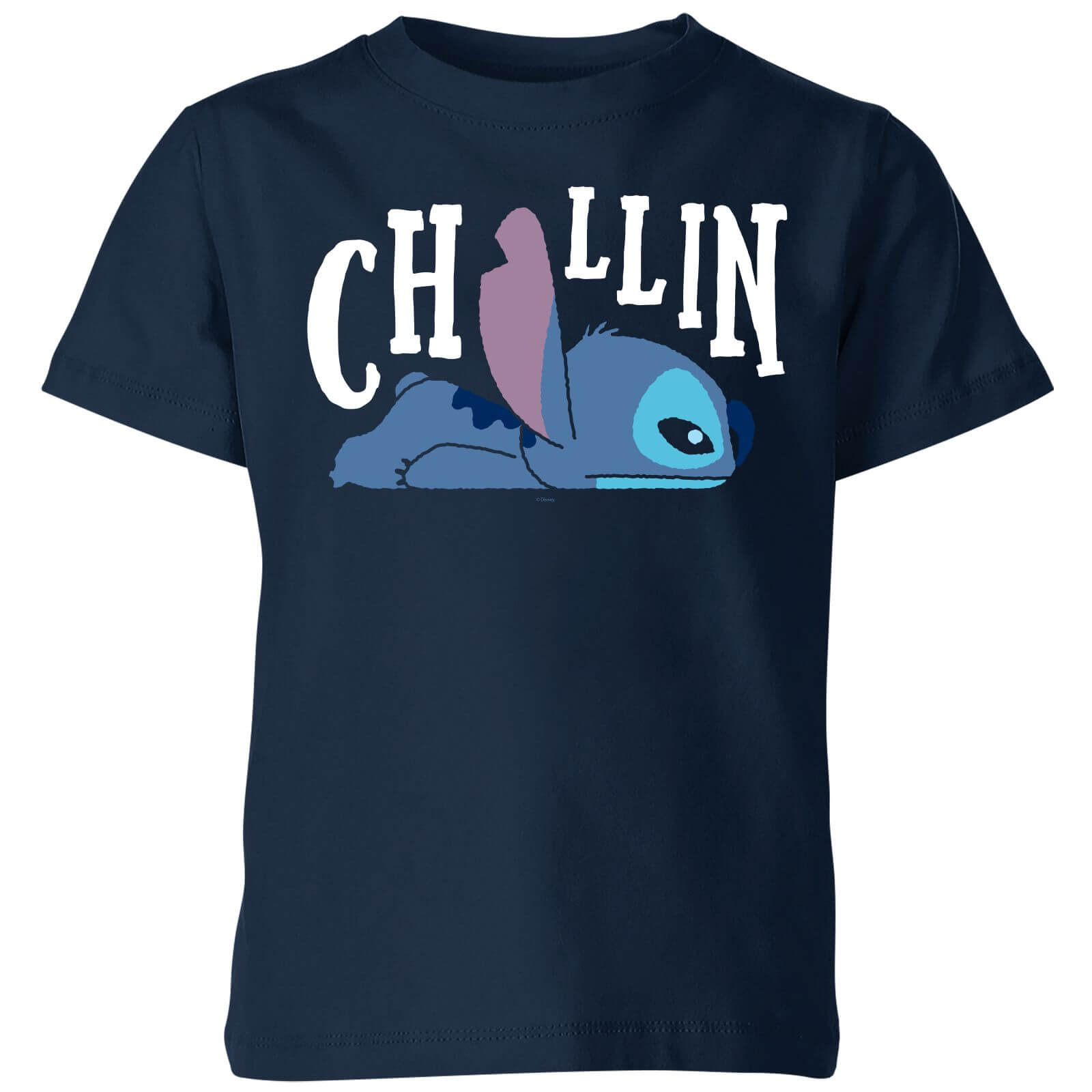 

Disney Lilo And Stitch Chillin Kids' T-Shirt - Navy - 5-6 Anni - Blu Navy