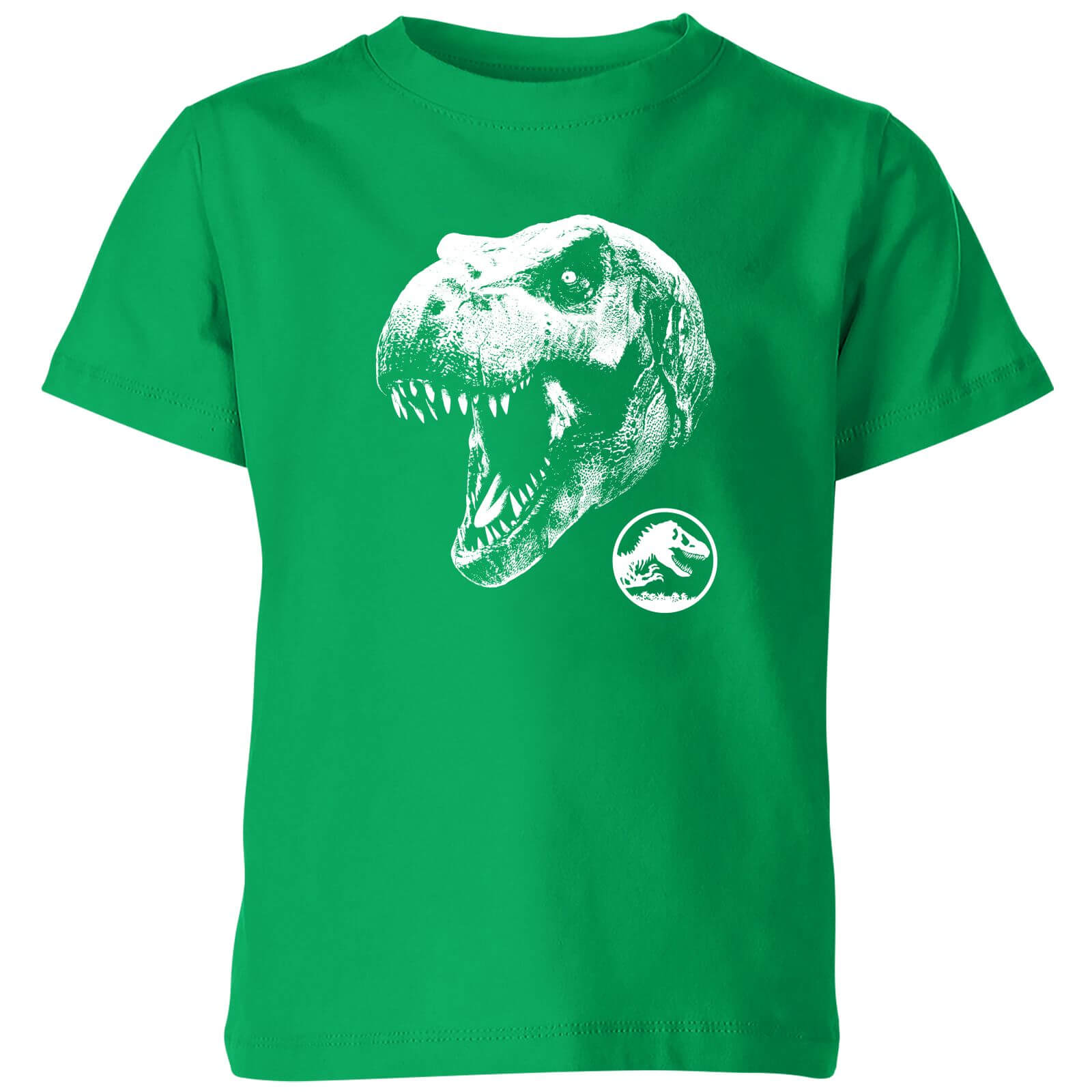 Jurassic Park T Rex Kids' T-Shirt - Green - 9-10 Years - Green