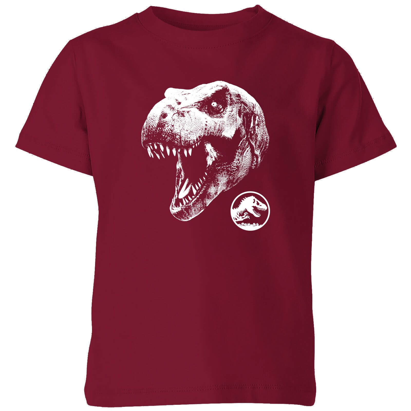 Jurassic Park T Rex Kids' T-Shirt - Burgundy - 11-12 Years - Burgundy