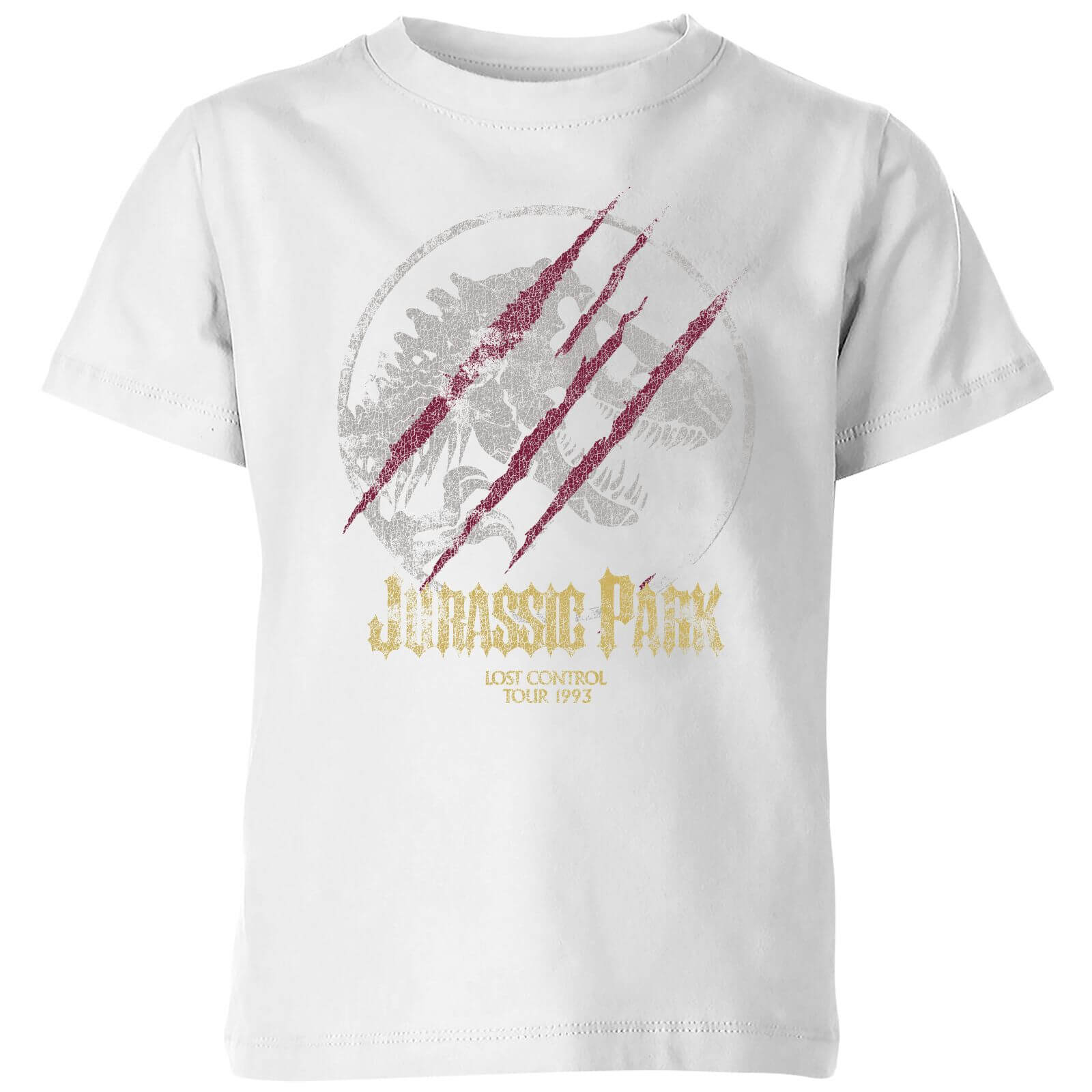 Jurassic Park Lost Control Kids' T-Shirt - White - 3-4 Years - White
