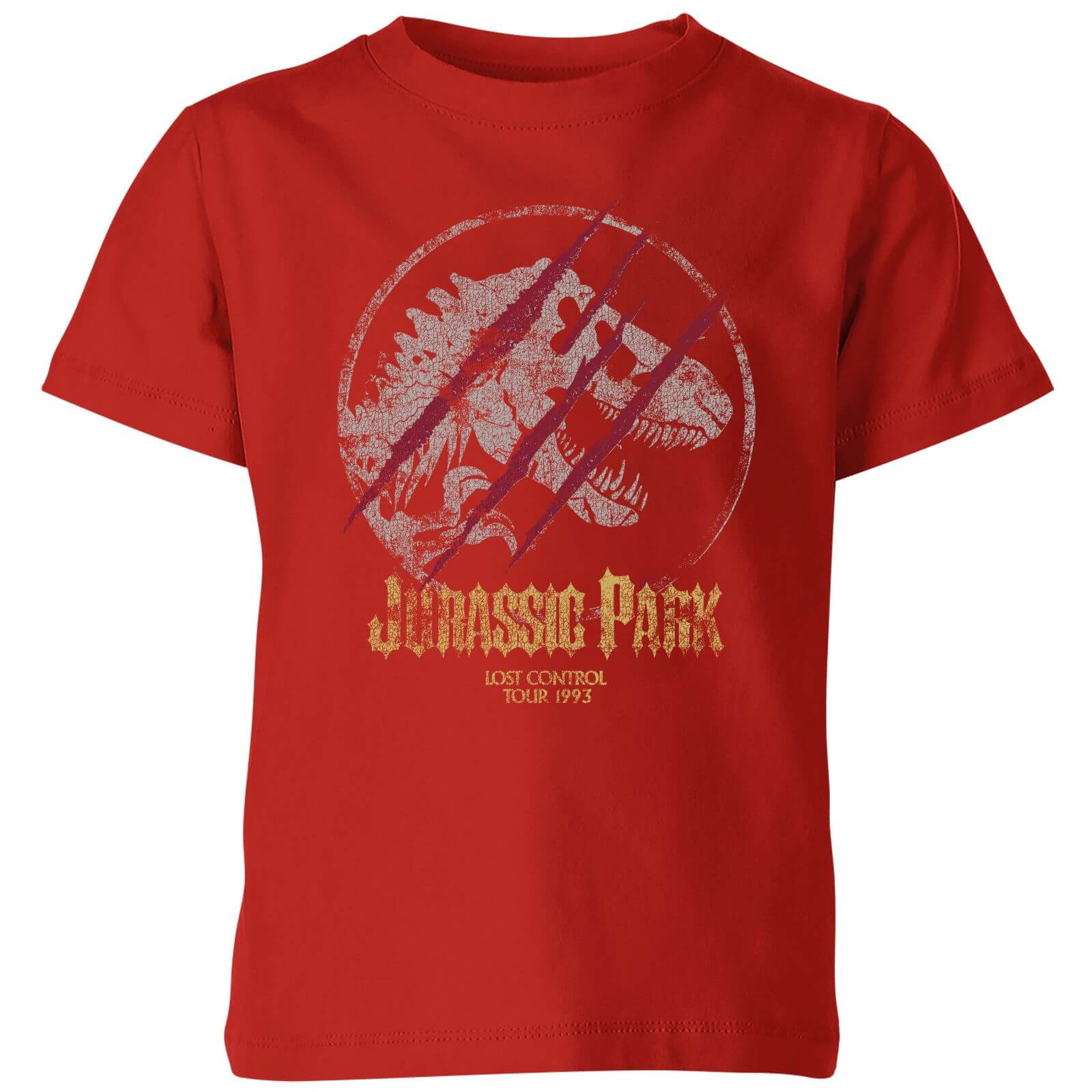 

Jurassic Park Lost Control Kids' T-Shirt - Red - 3-4 Anni - Rosso