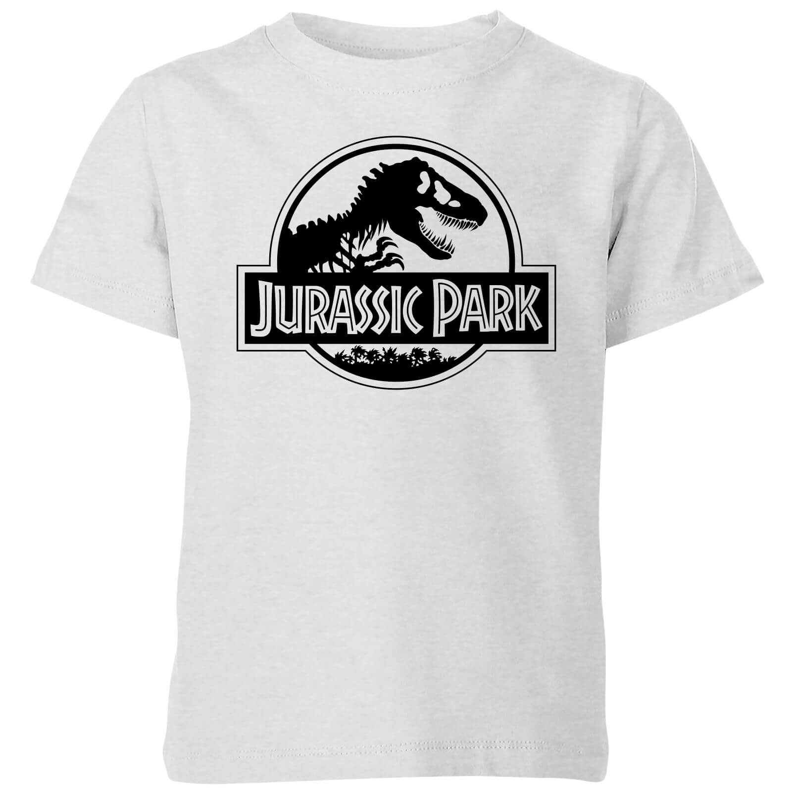 Jurassic Park Logo Kids' T-Shirt - Grey - 3-4 Years - Grey