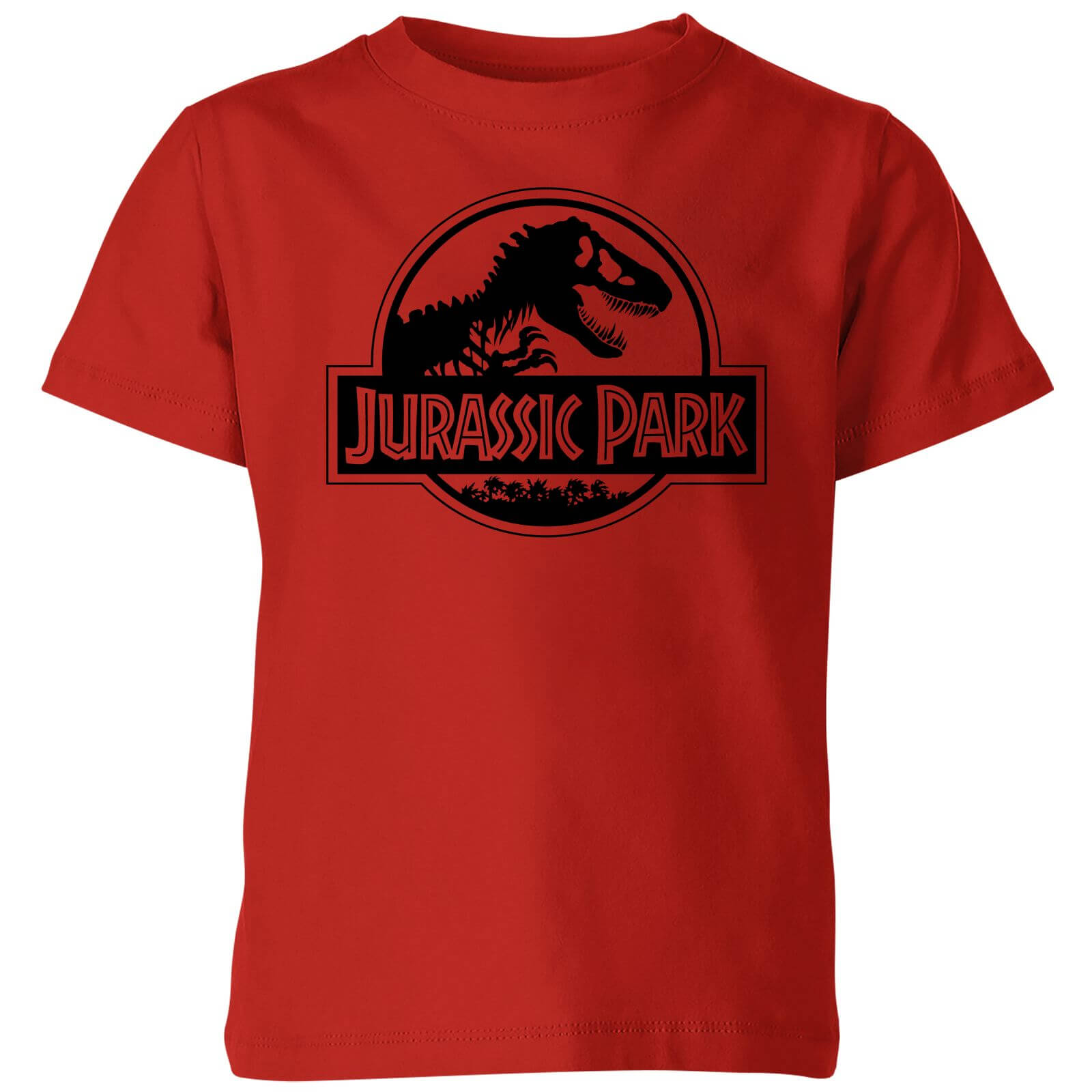 Jurassic Park Logo Kids' T-Shirt - Red - 3-4 Years - Red