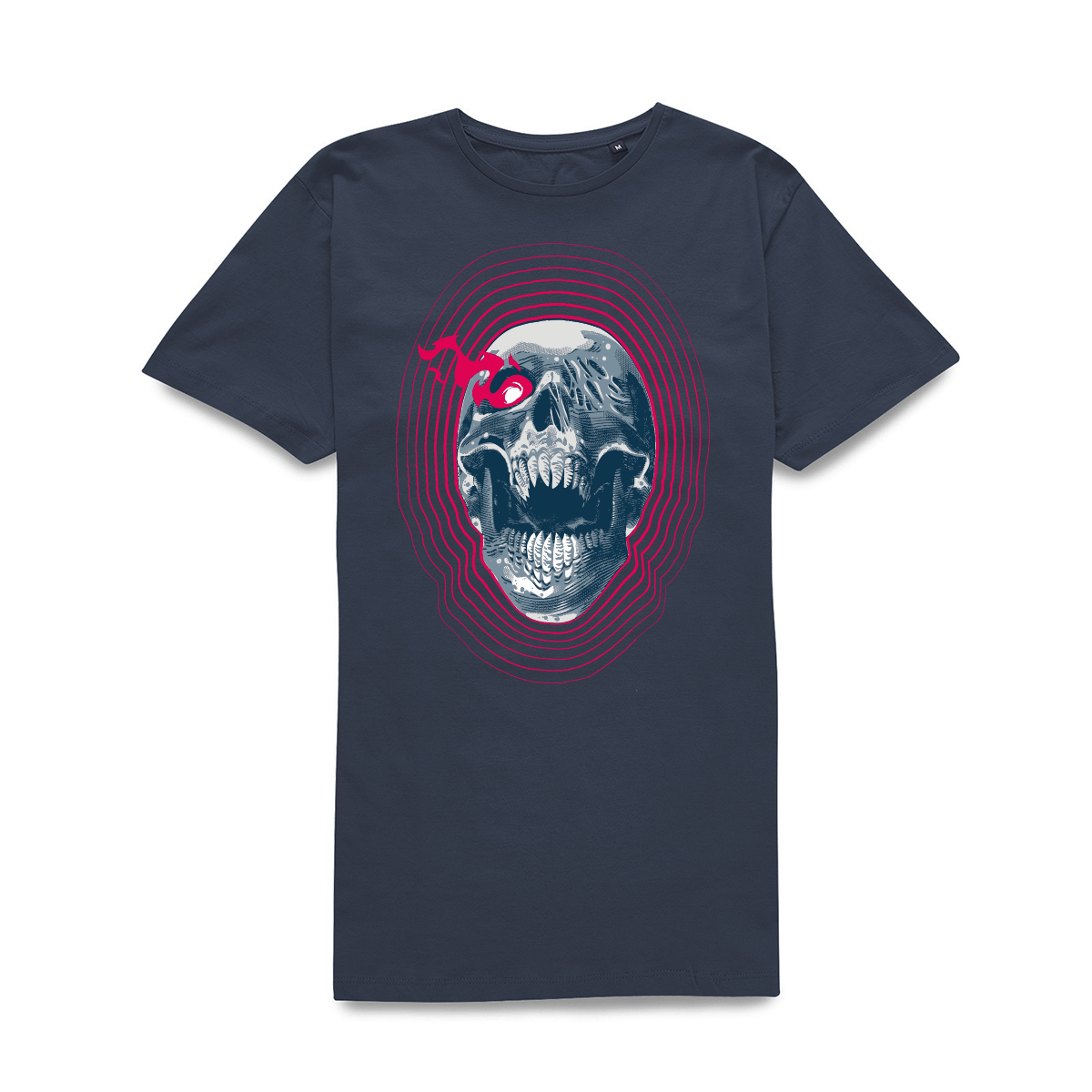 

Grimmfest 2022 Skull Unisex T-Shirt - Navy - S - Blu Navy
