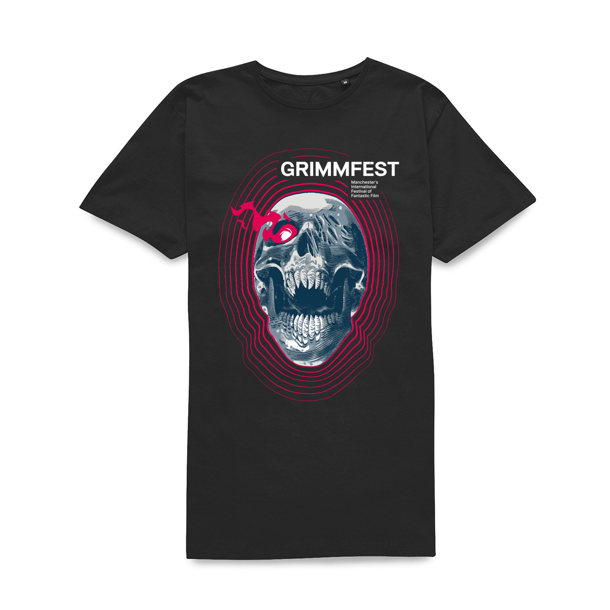 Grimmfest 2022 Skull Unisex T-Shirt - Black - M - Nero