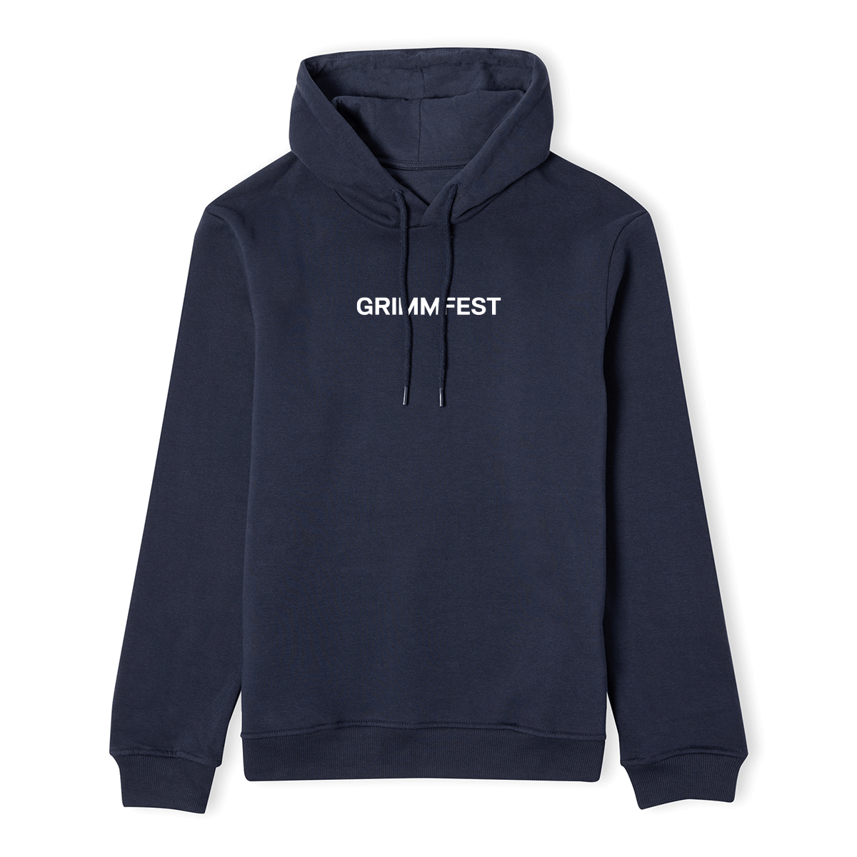 Grimmfest 2022 Embroidered Logo Hoodie - Navy - L - Blu Navy