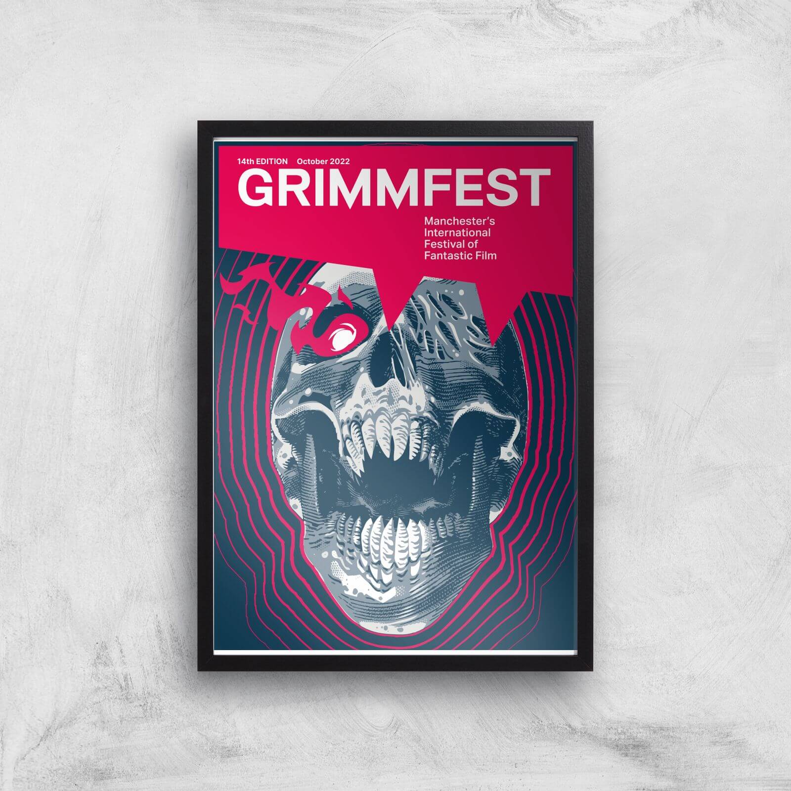 Grimmfest 2022 Giclee Art Print - A3 - Black Frame
