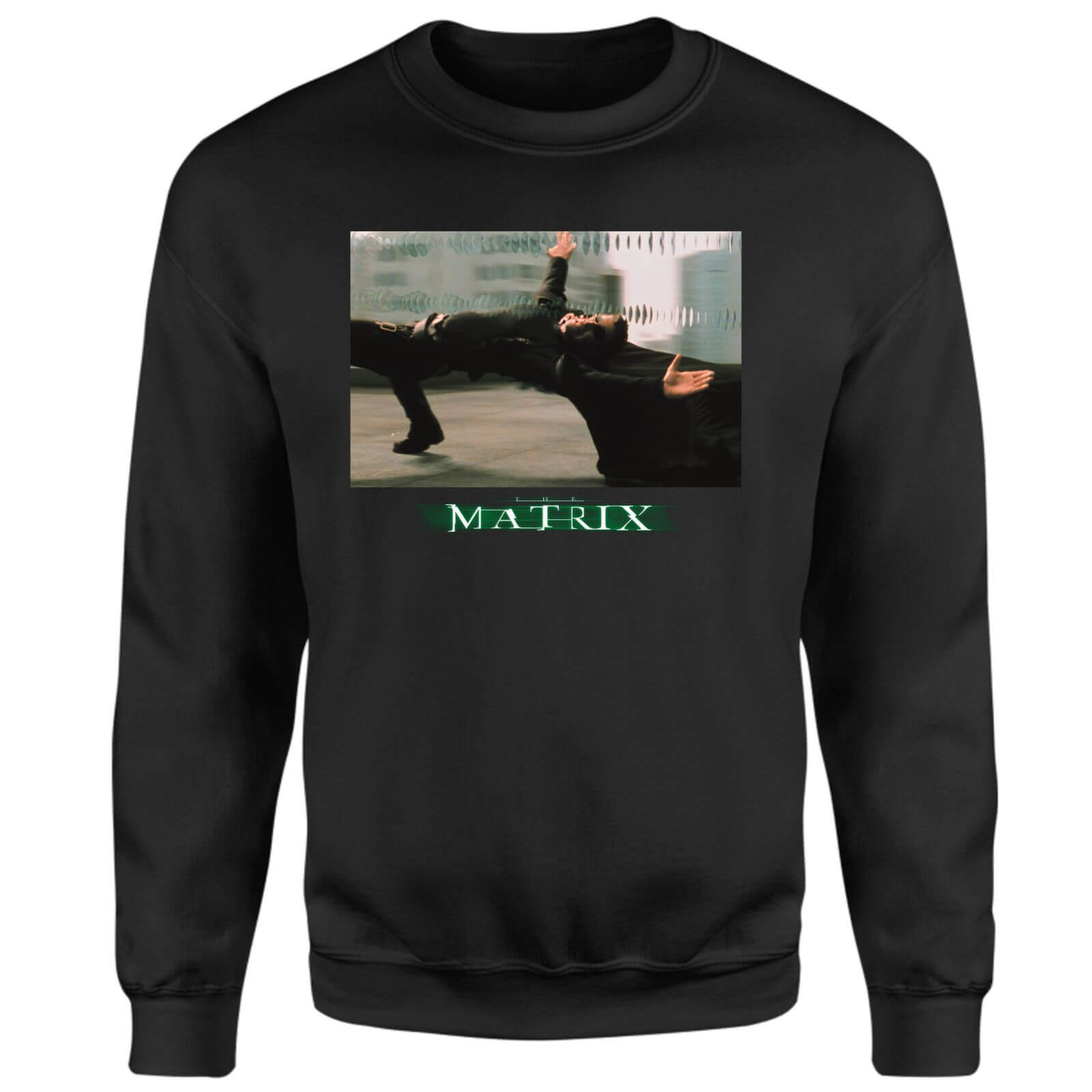 Matrix Bullet Time Sweatshirt - Black - XL - Schwarz