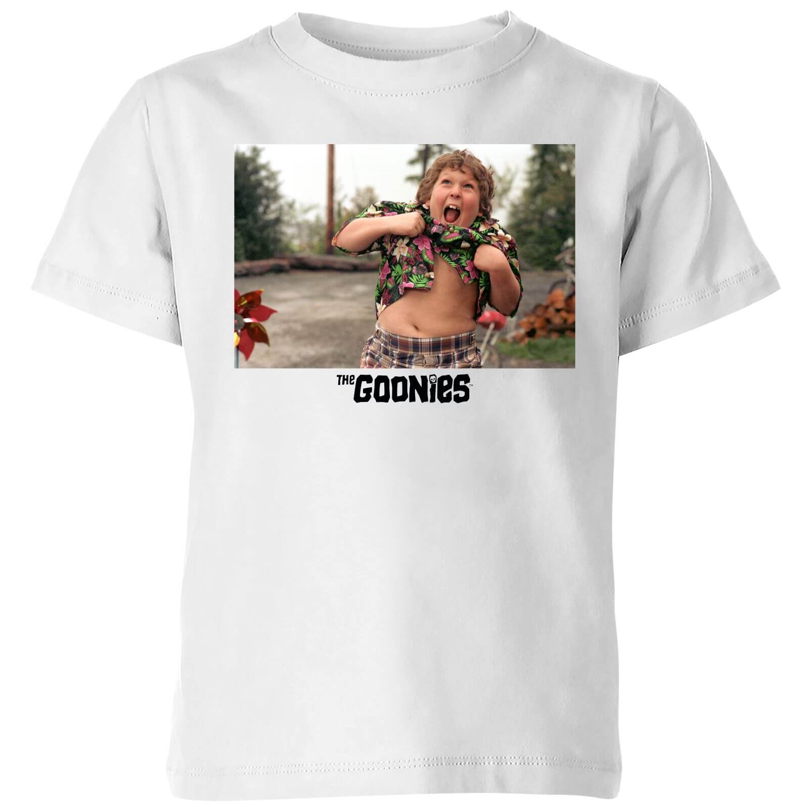 The Goonies Chunk Kids' T-Shirt - White - 11-12 Years - White