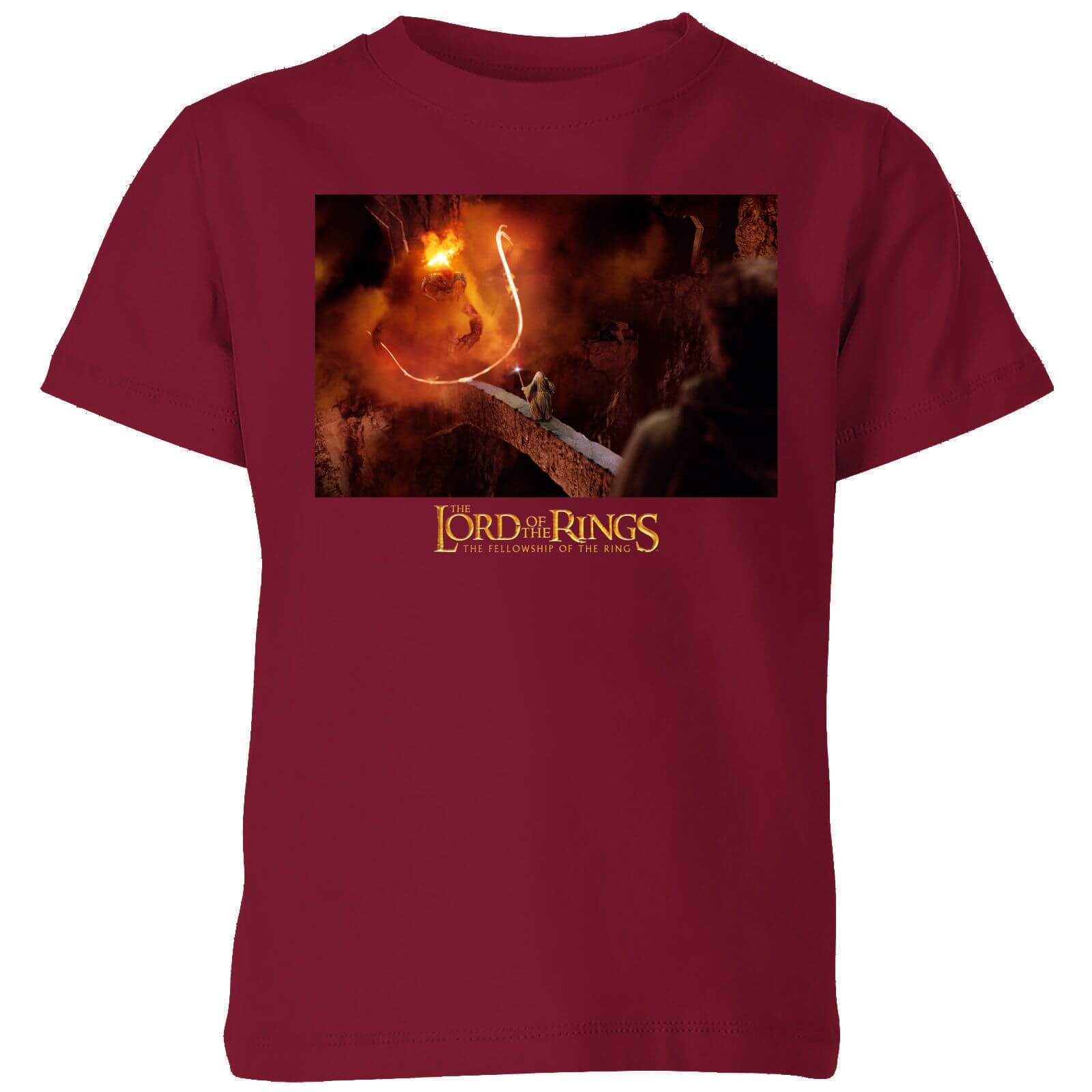 Lord Of The Rings You Shall Not Pass Kids' T-Shirt - Burgundy - 11-12 Years - Burgundy