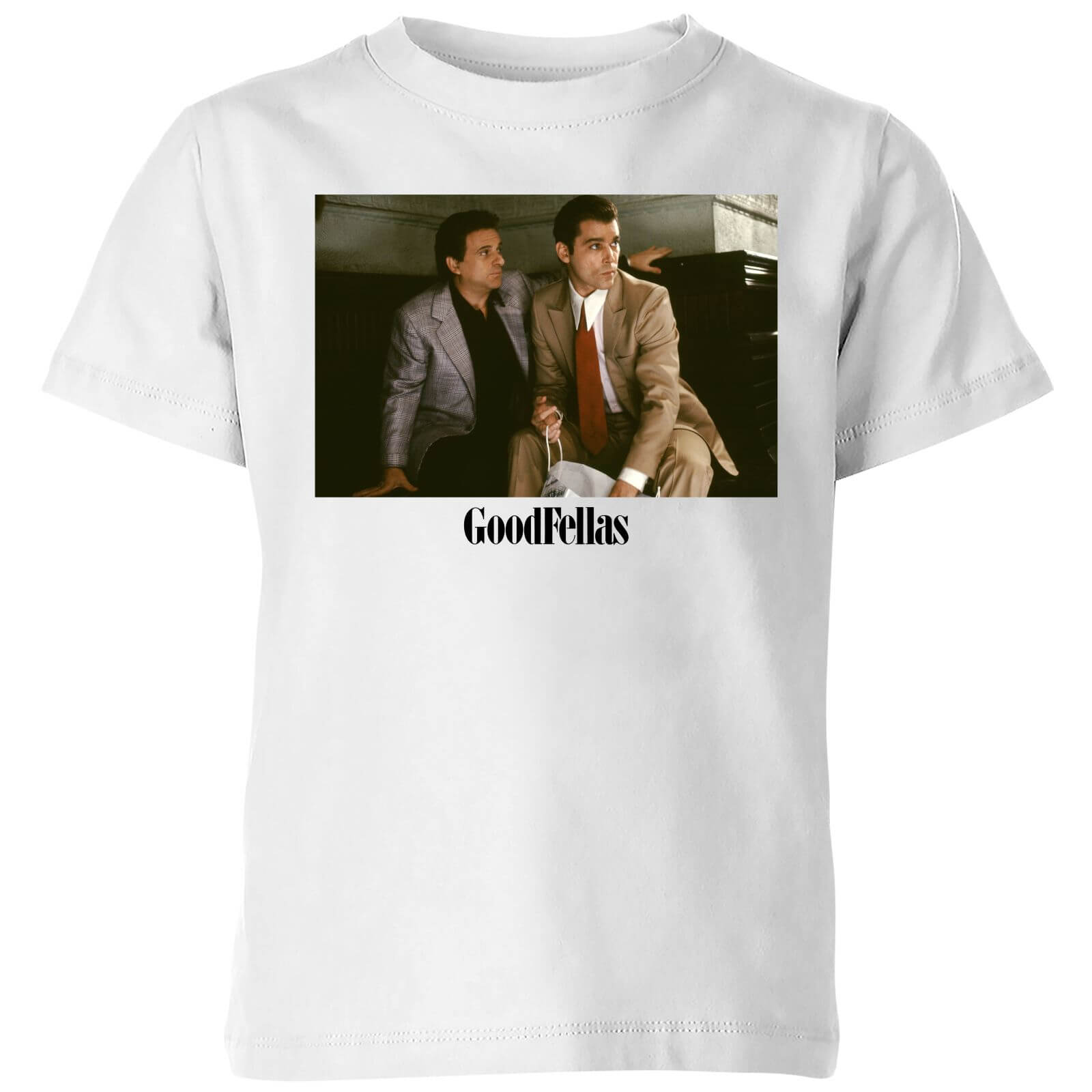 

Goodfellas Joe Pesci And Ray Liotta Kids' T-Shirt - White - 3-4 Anni - Bianco