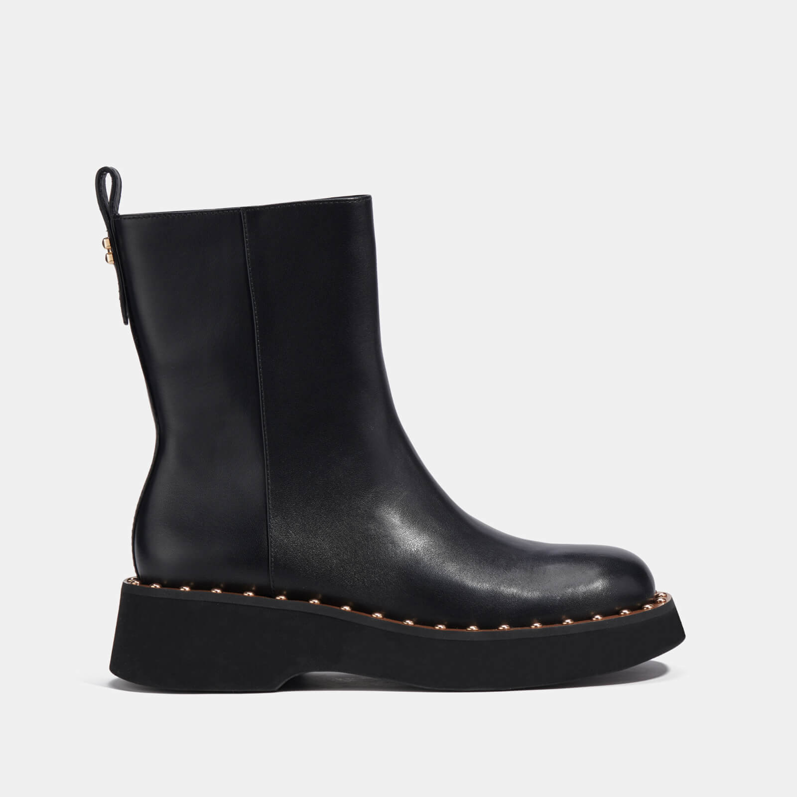 Coach Vanesa Leather Flat Boots