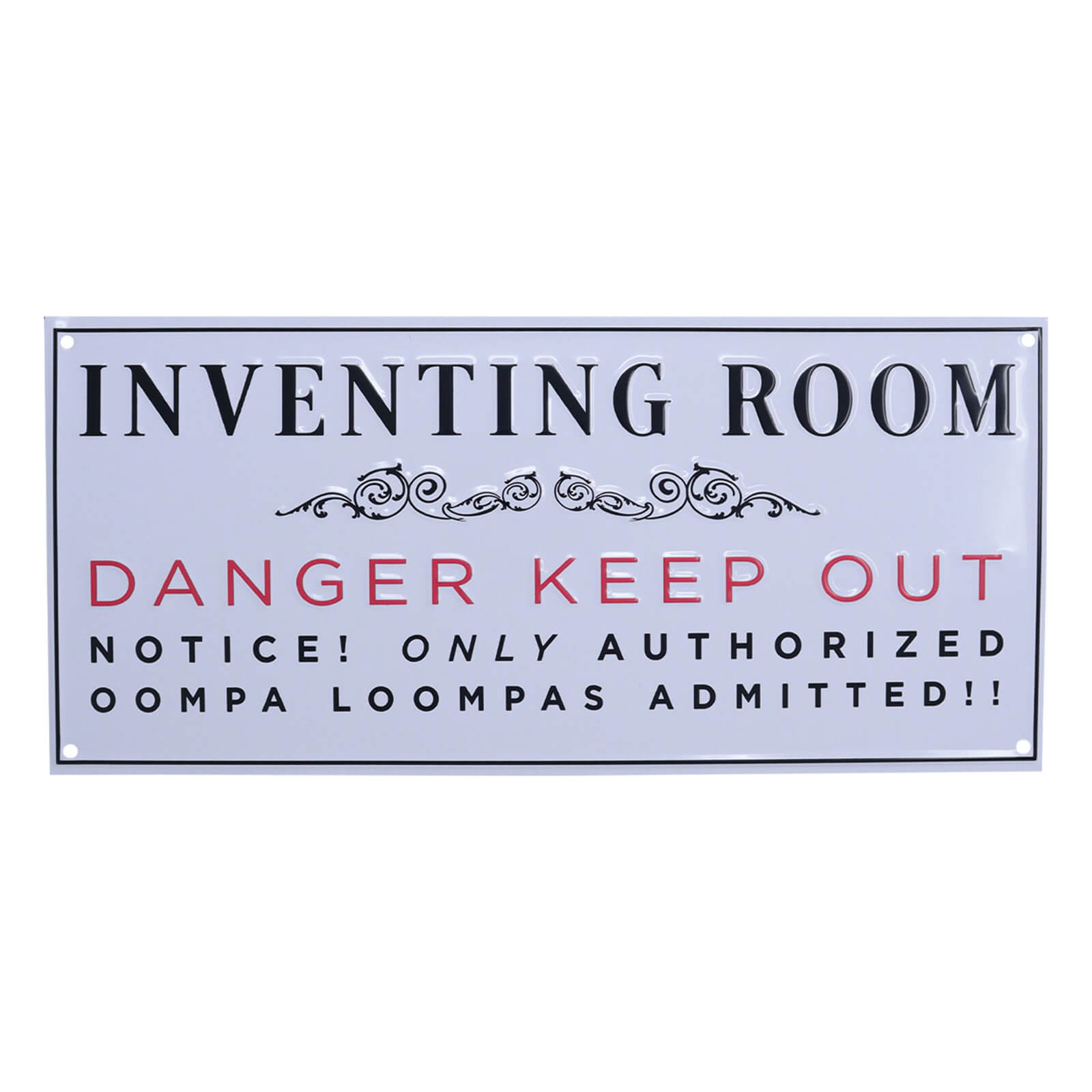 Click to view product details and reviews for Fanattik Willy Wonka Scaled Replica Metal Sign.