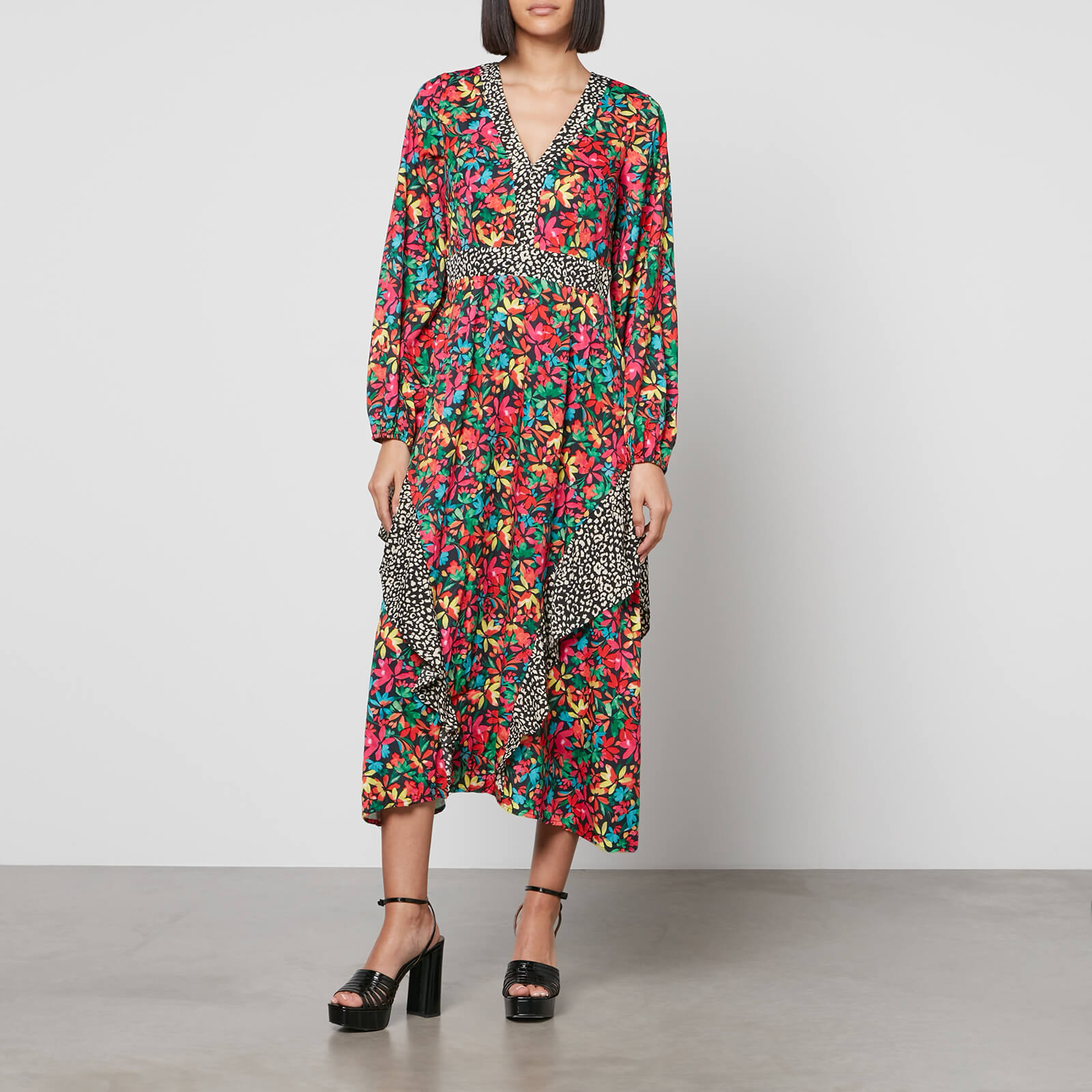 Never Fully Dressed Floral Maxi Spliced Dress