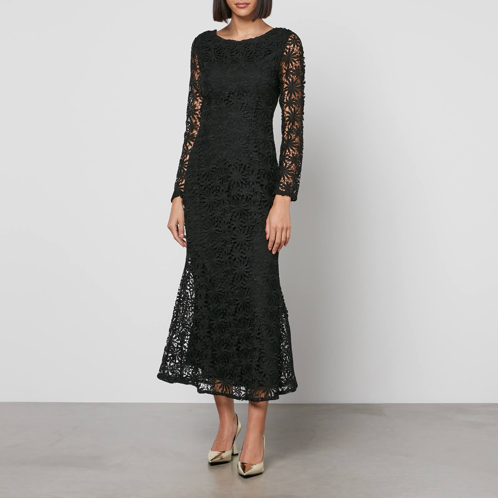 Never Fully Dressed Gaby Exposed Back Lace Dress