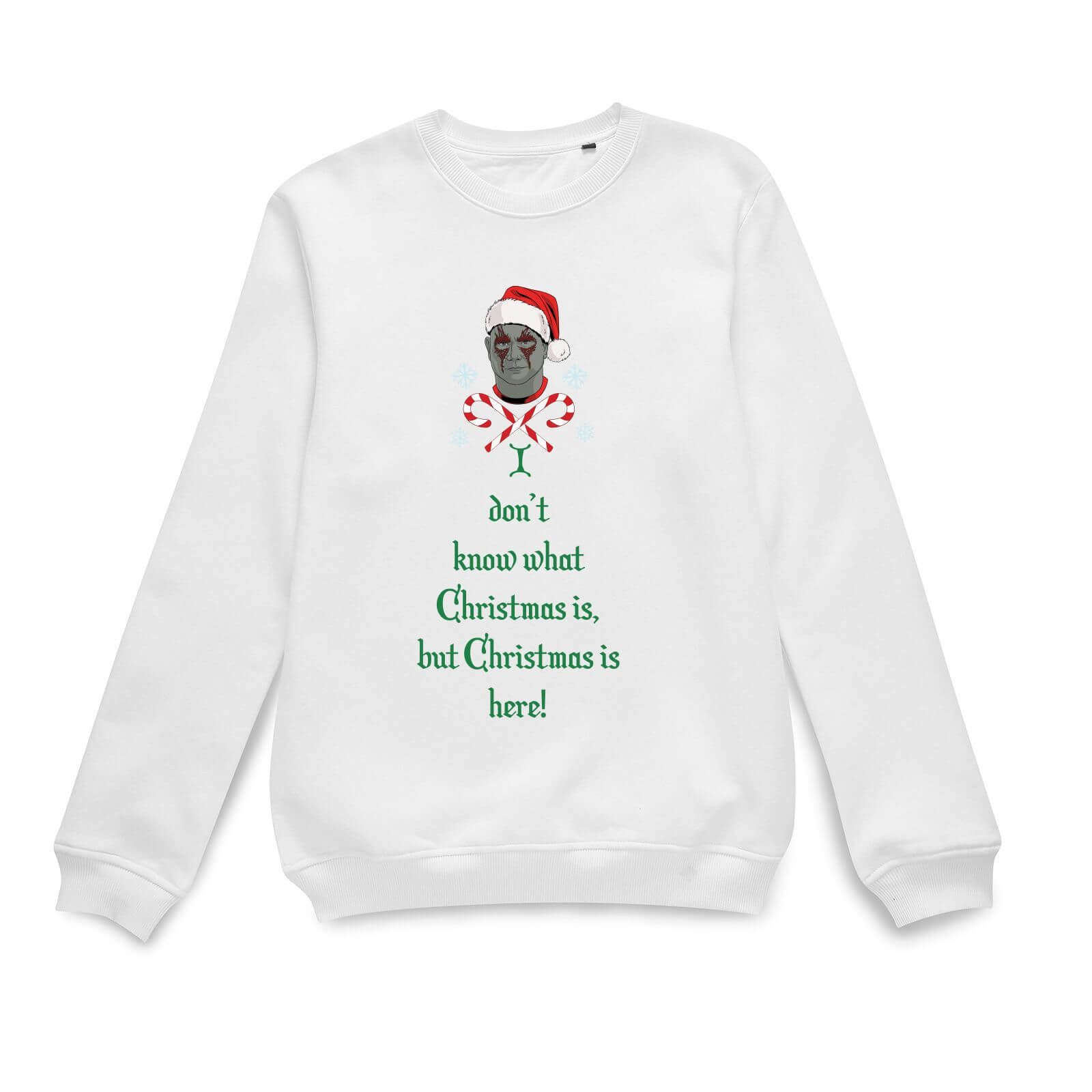 

Marvel Drax Christmas Christmas Jumper - White - L - Bianco