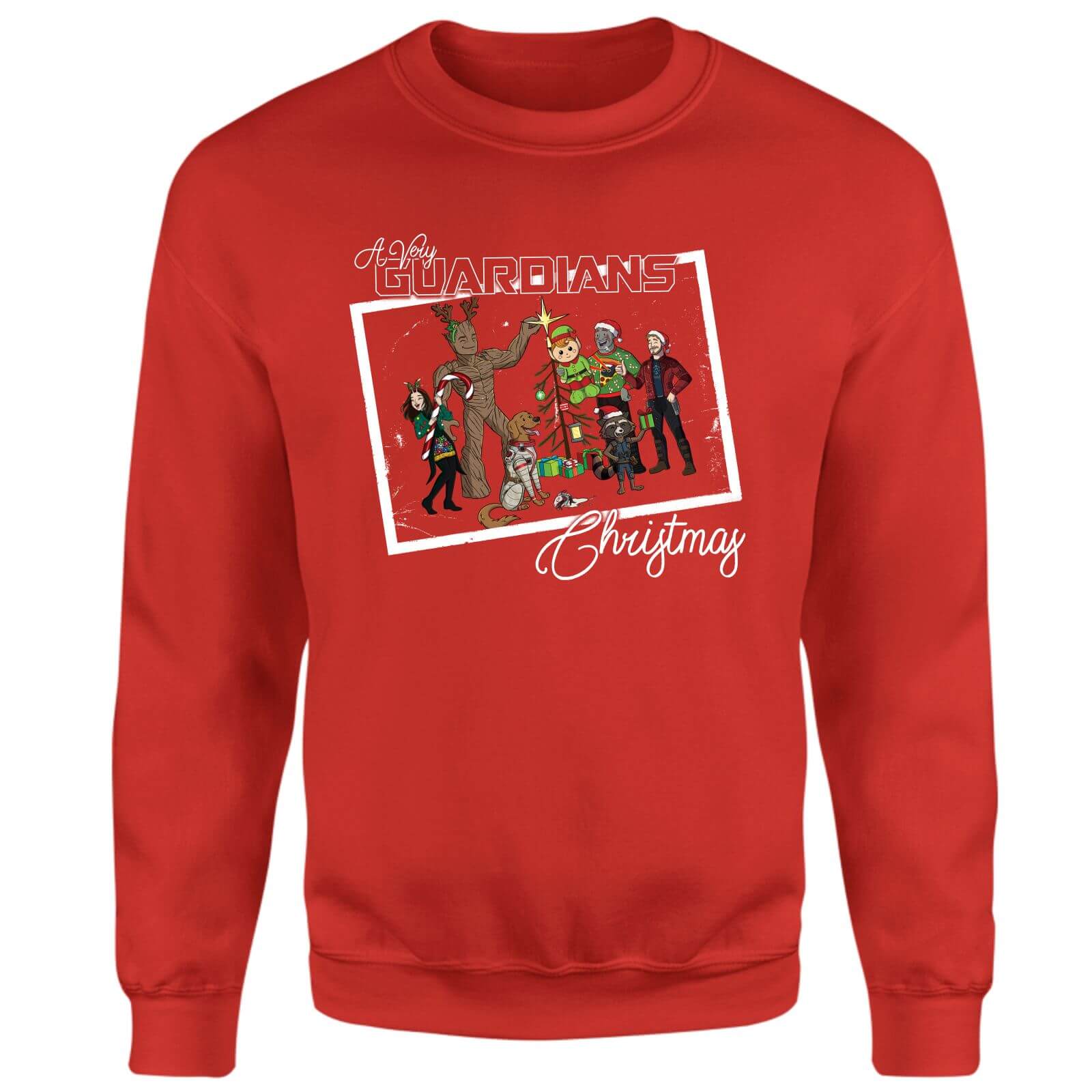 

Marvel Group Polaroid Christmas Jumper - Red - XL - Rosso