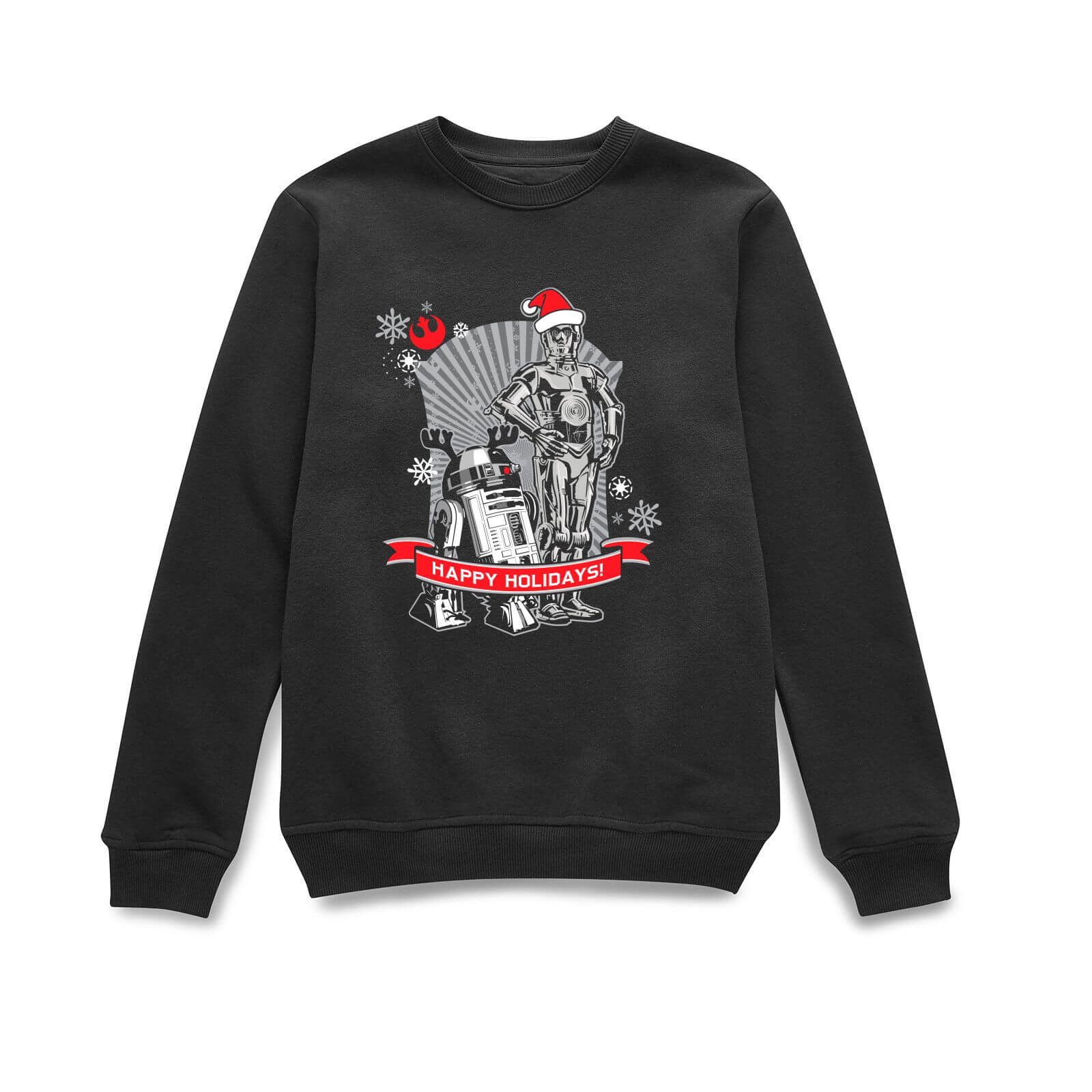 

Star Wars Holiday Friends Christmas Jumper - Black - S - Nero