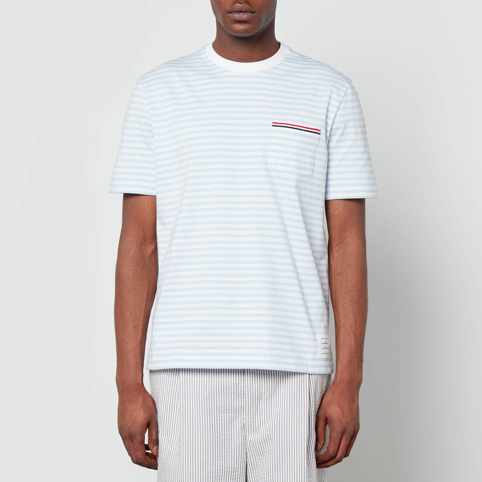 thom browne cotton-jersey t-shirt - 1/s