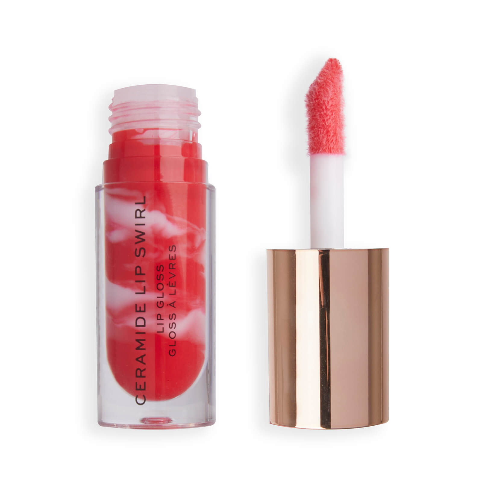 Makeup Revolution Lip Swirl Ceramide Gloss (Various Shades) - Bitten Red