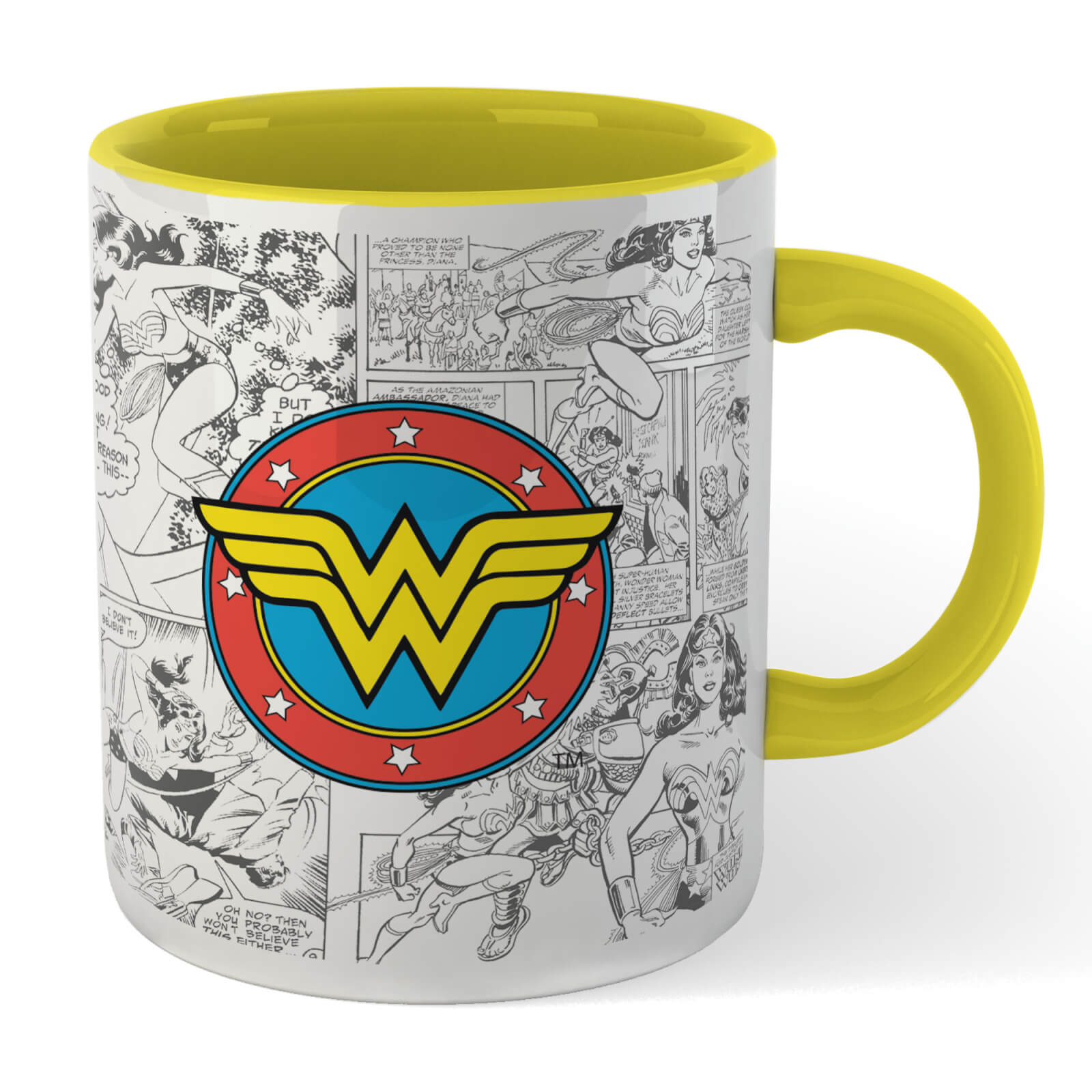 

Wonder Woman Comic Mug - Yellow