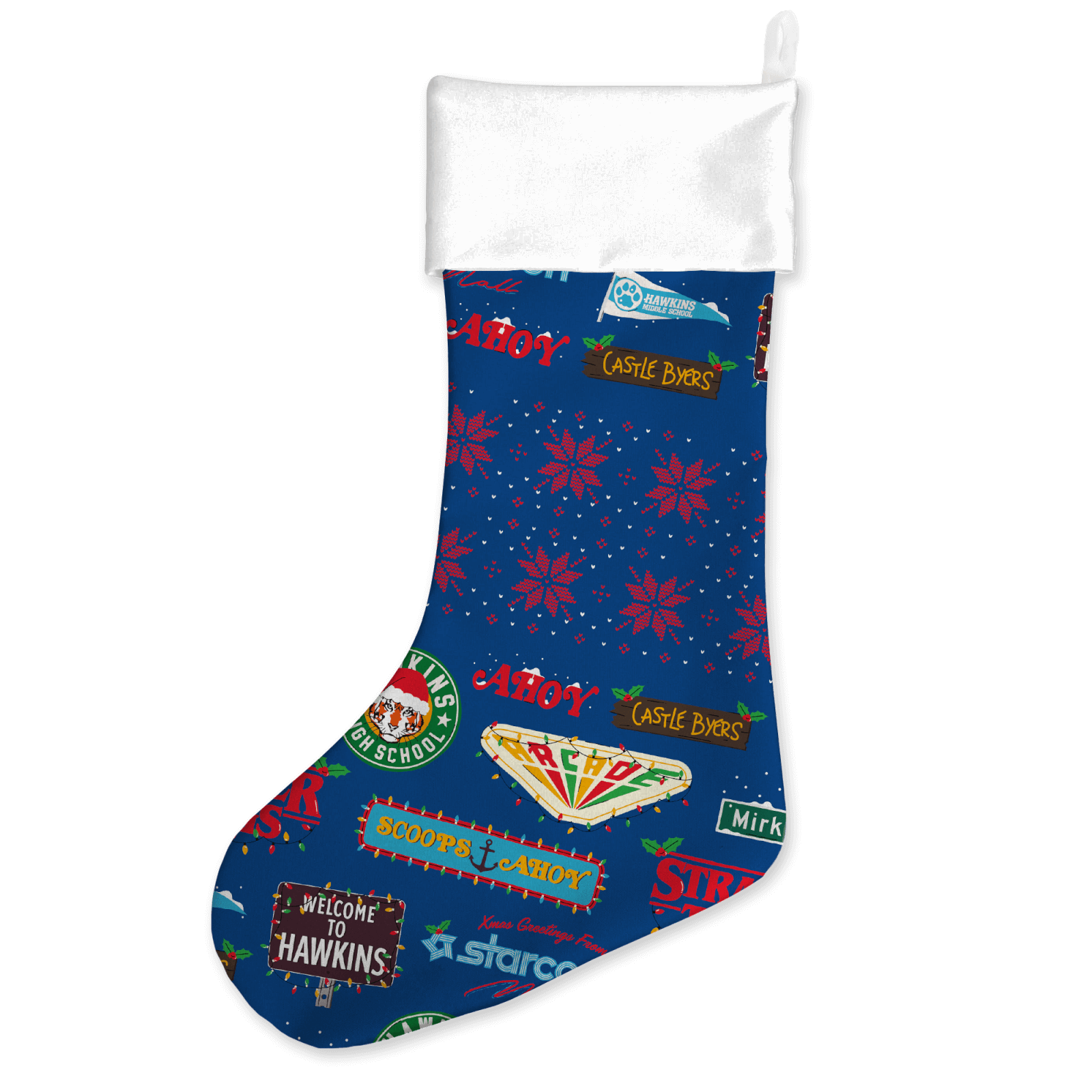 

Stranger Things Welcome To Hawkins Christmas Stocking