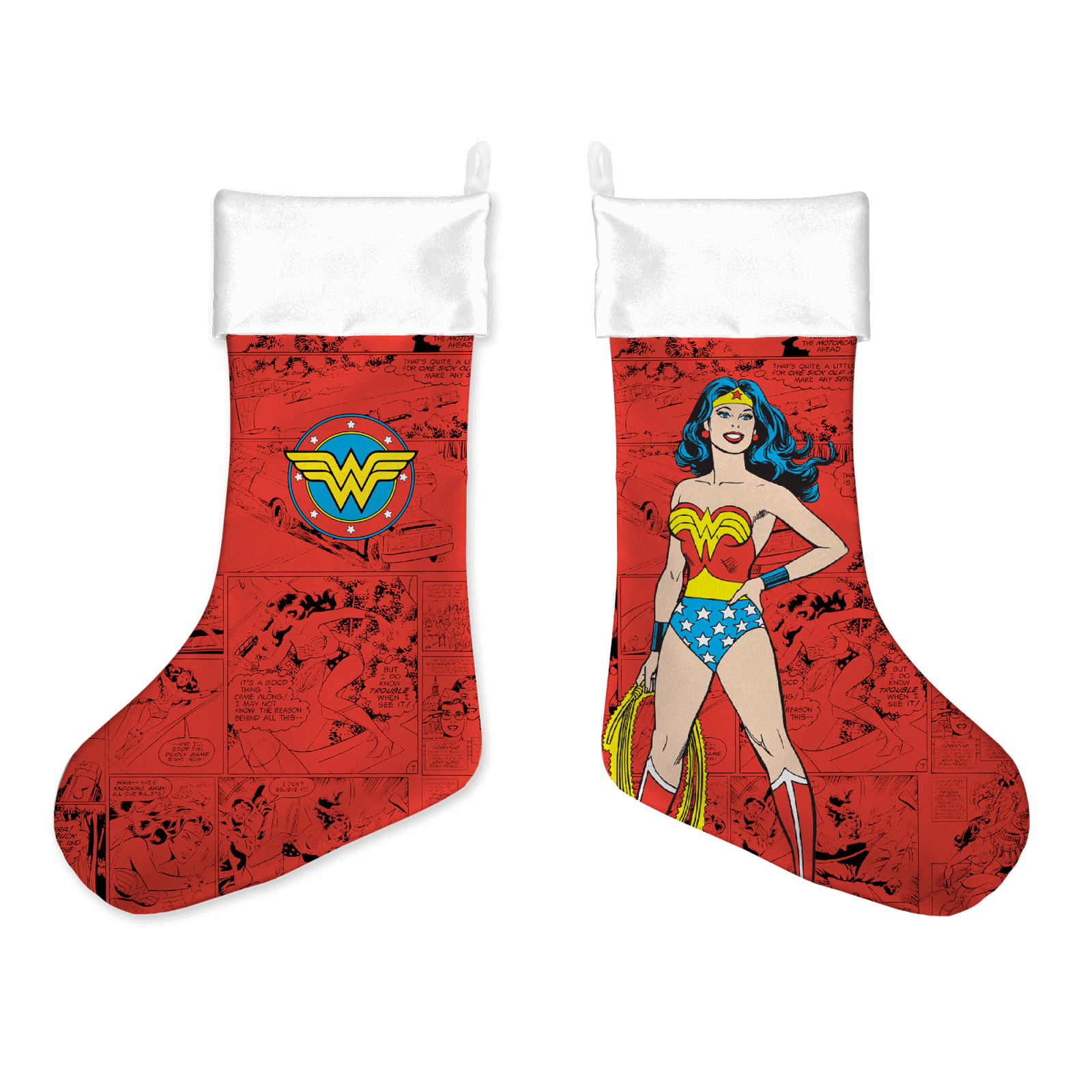 Wonder Woman Comic Christmas Stocking