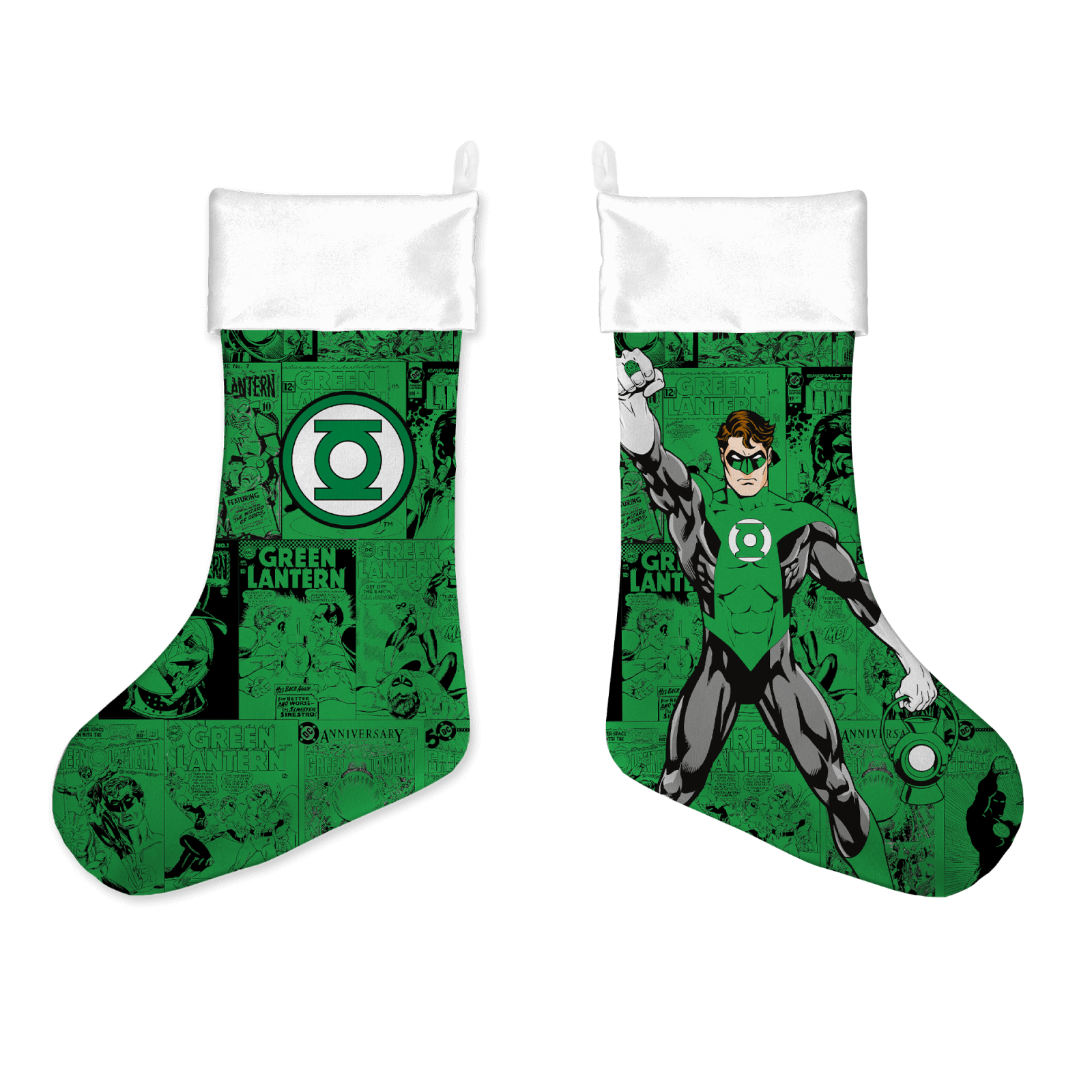

Green Lantern Comic Christmas Stocking