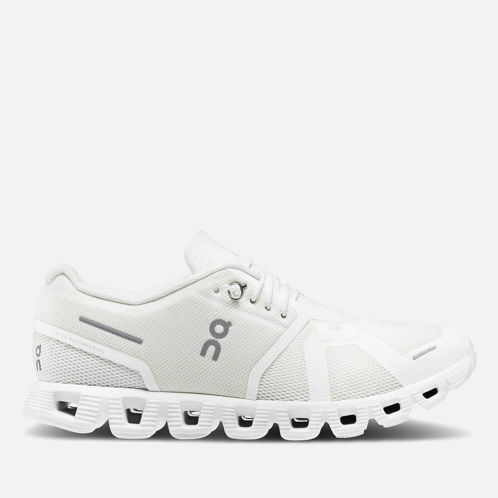 ON Women's Cloud 5 Running Trainers - Undyed White/White - UK 3