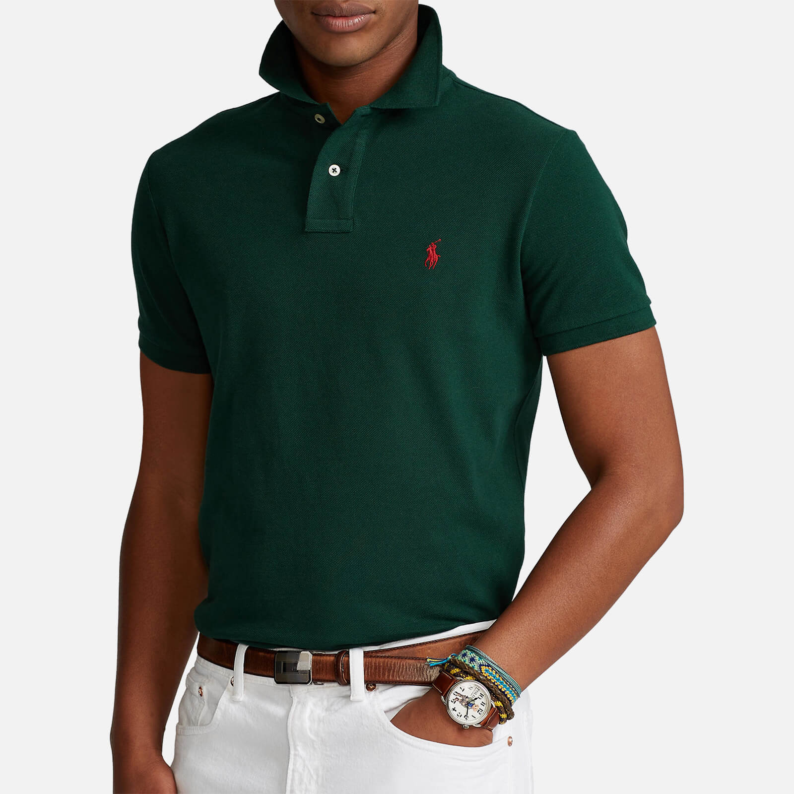 Polo Ralph Lauren Slim-Fit Cotton-Piqué Polo Shirt - L