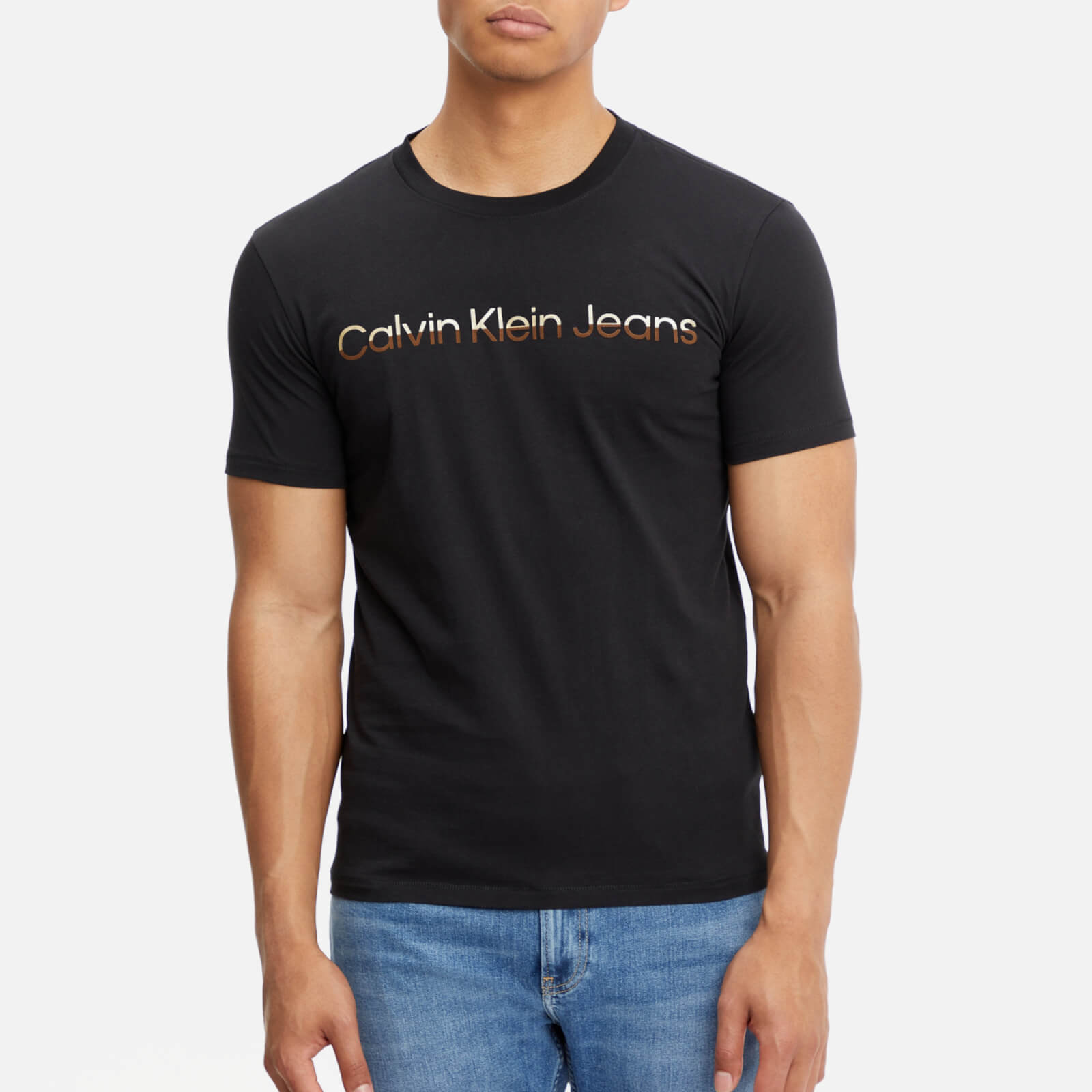 Calvin Klein Jeans Mixed Institutional Cotton T-Shirt