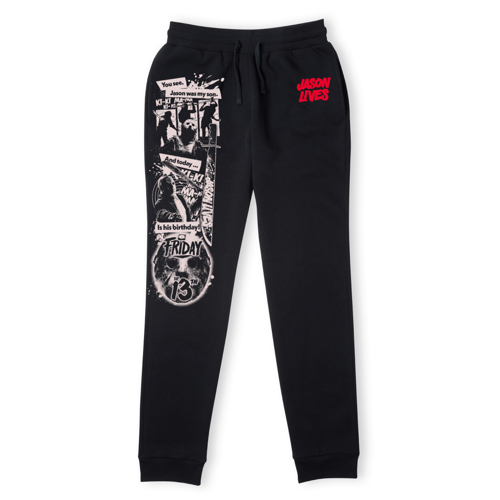 

Friday the 13th Jason Lives Men's Joggers - Black - L - Nero