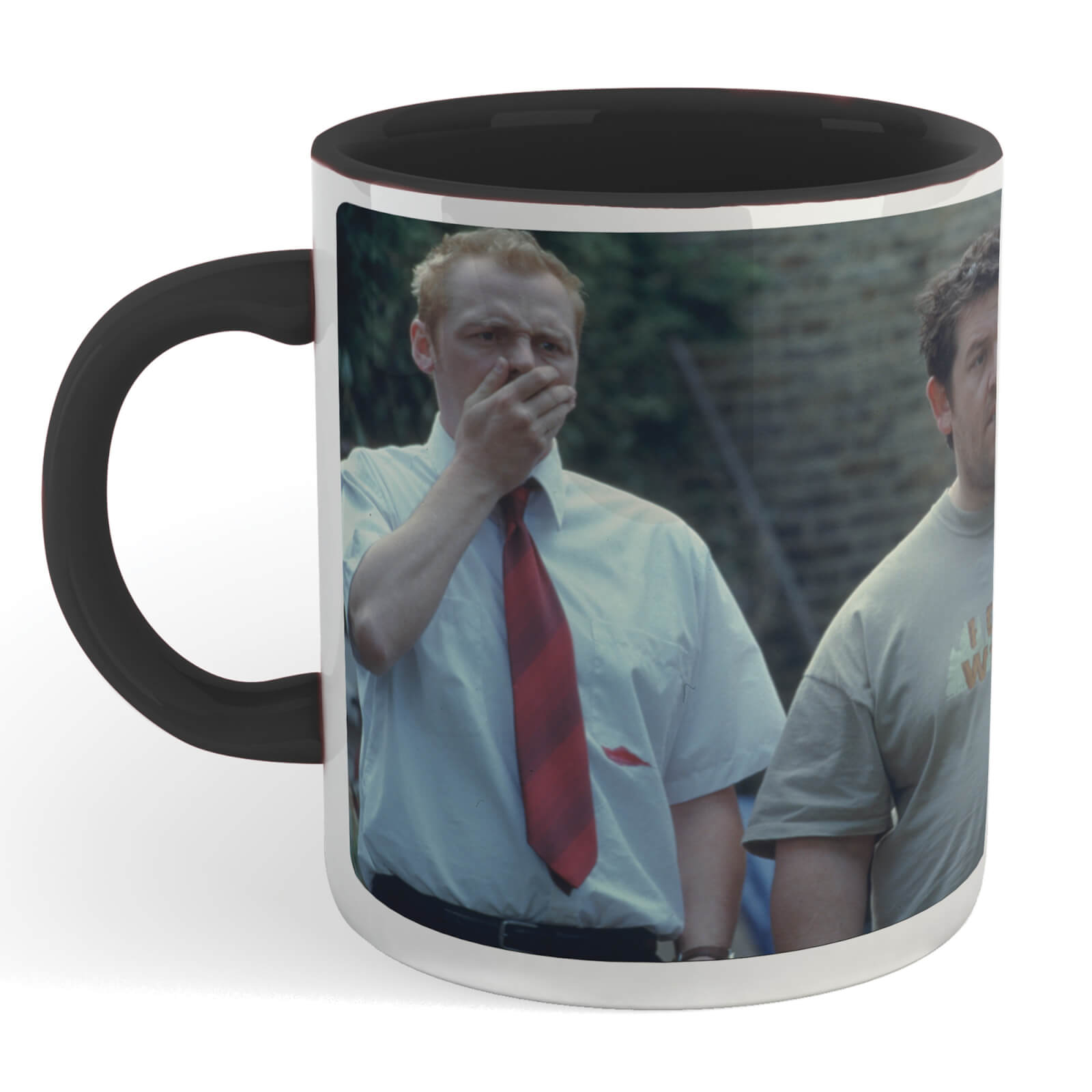 

Shaun of the Dead I Think We Should Go Back Inside Mug - Black