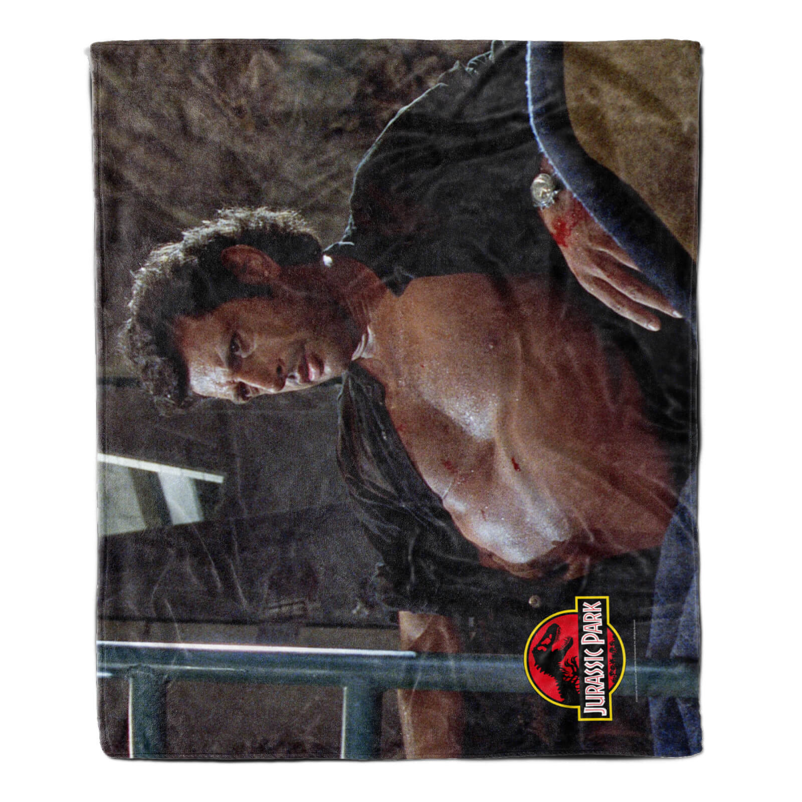 Jurassic Park Jeff Goldblum Fleece Blanket – L