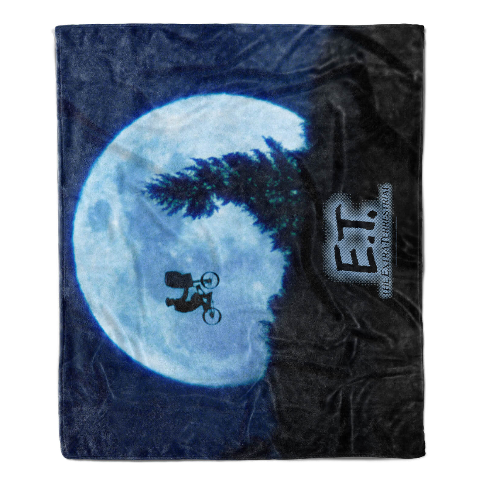 E.T. the Extra-Terrestrial Moon Cycle Fleece Blanket - M
