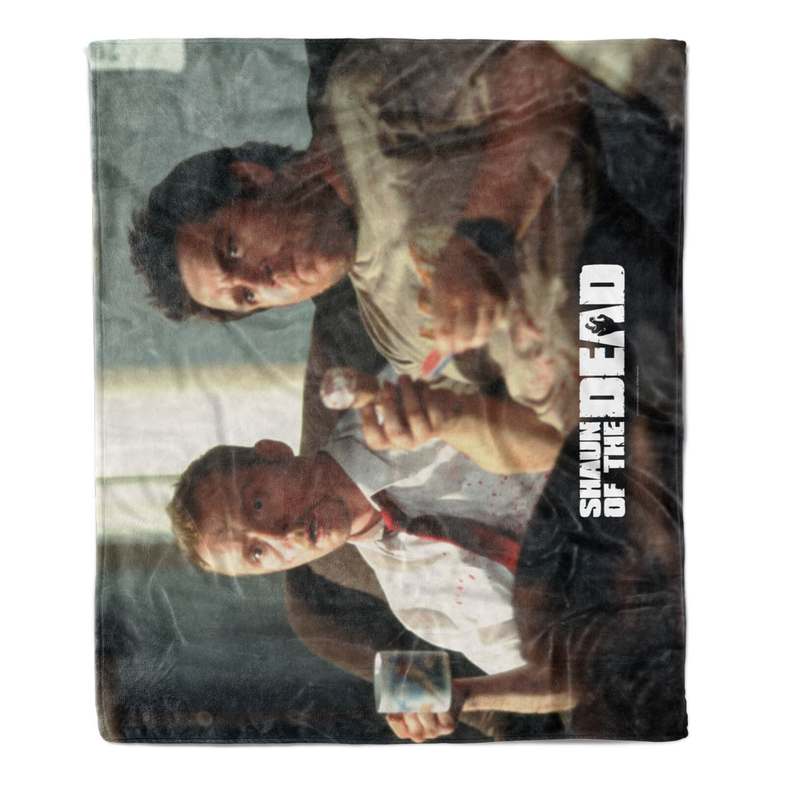 

Shaun of the Dead Crisis Worsens Fleece Blanket - L