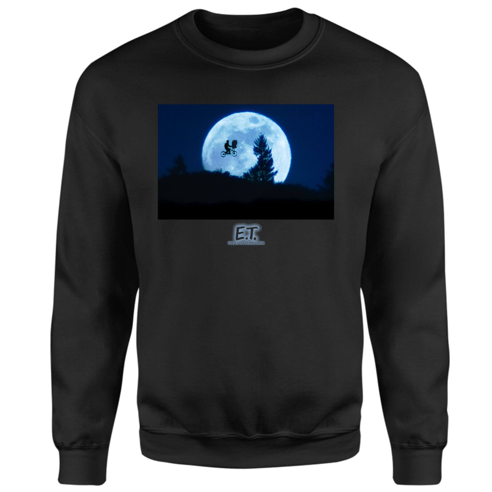 

E.T. the Extra-Terrestrial Moon Cycle Sweatshirt - Black - S - Nero