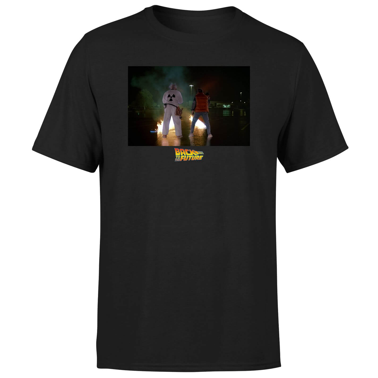 Back to the Future First Test Unisex T-Shirt - Black - XL - Black