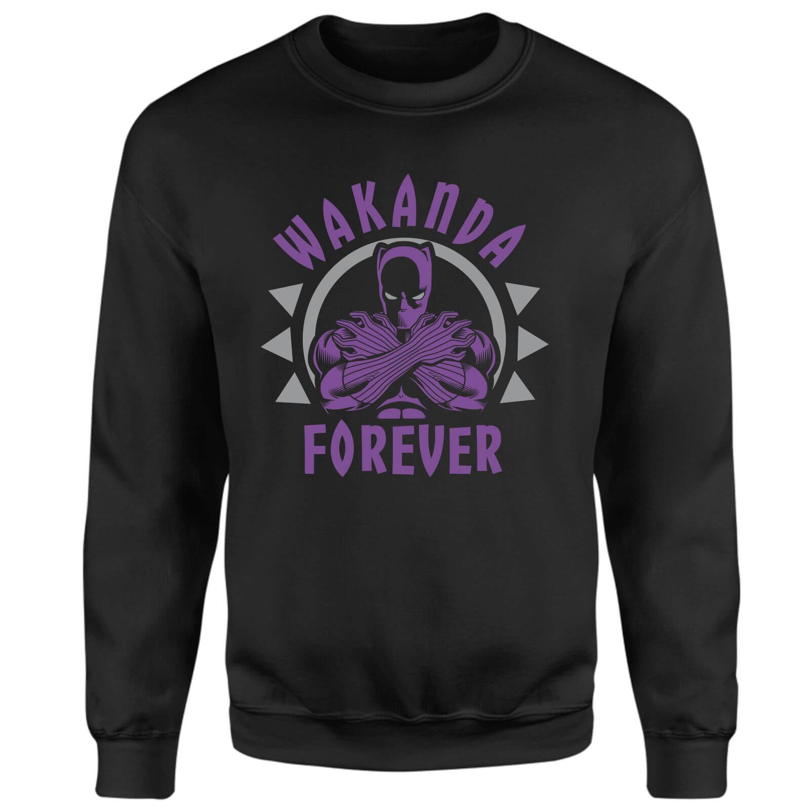 Wakanda Forever Sweatshirt - Black - M - Nero