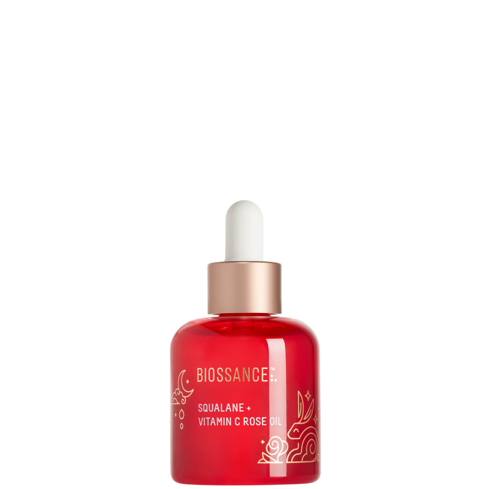 Biossance Squalane + Vitamin C Rose Oil 30ml In Red