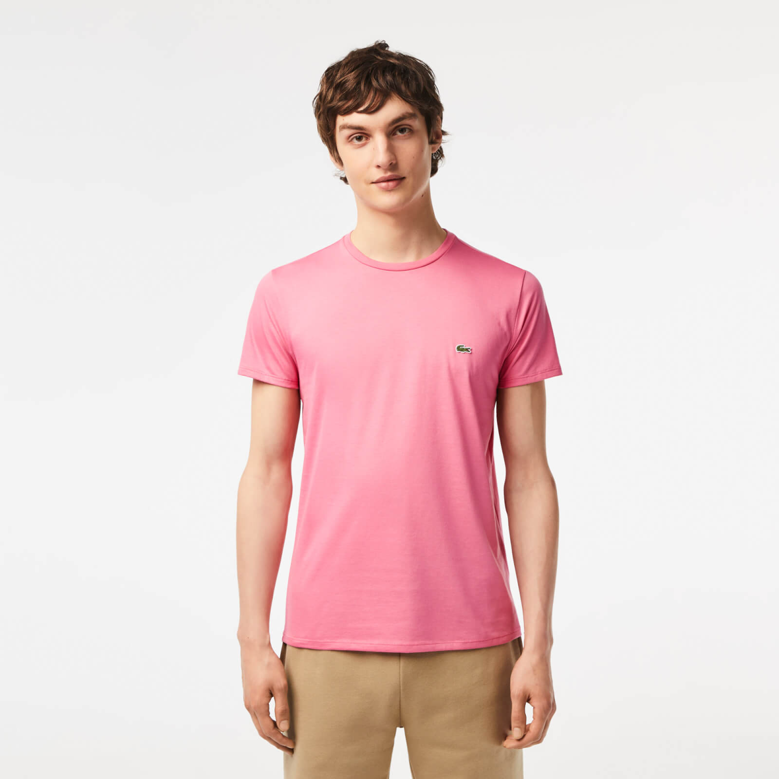 Lacoste Classic Pima Logo-Appliqued Cotton T-Shirt